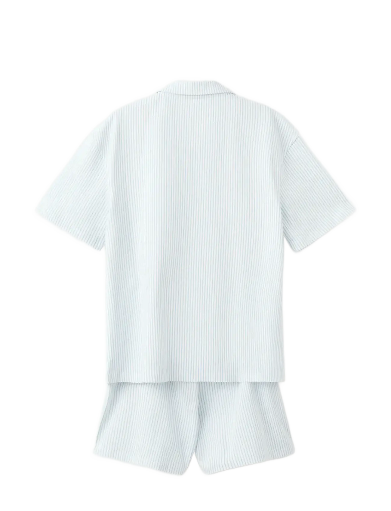 Mango - Striped short pyjamas - medium blue - 1