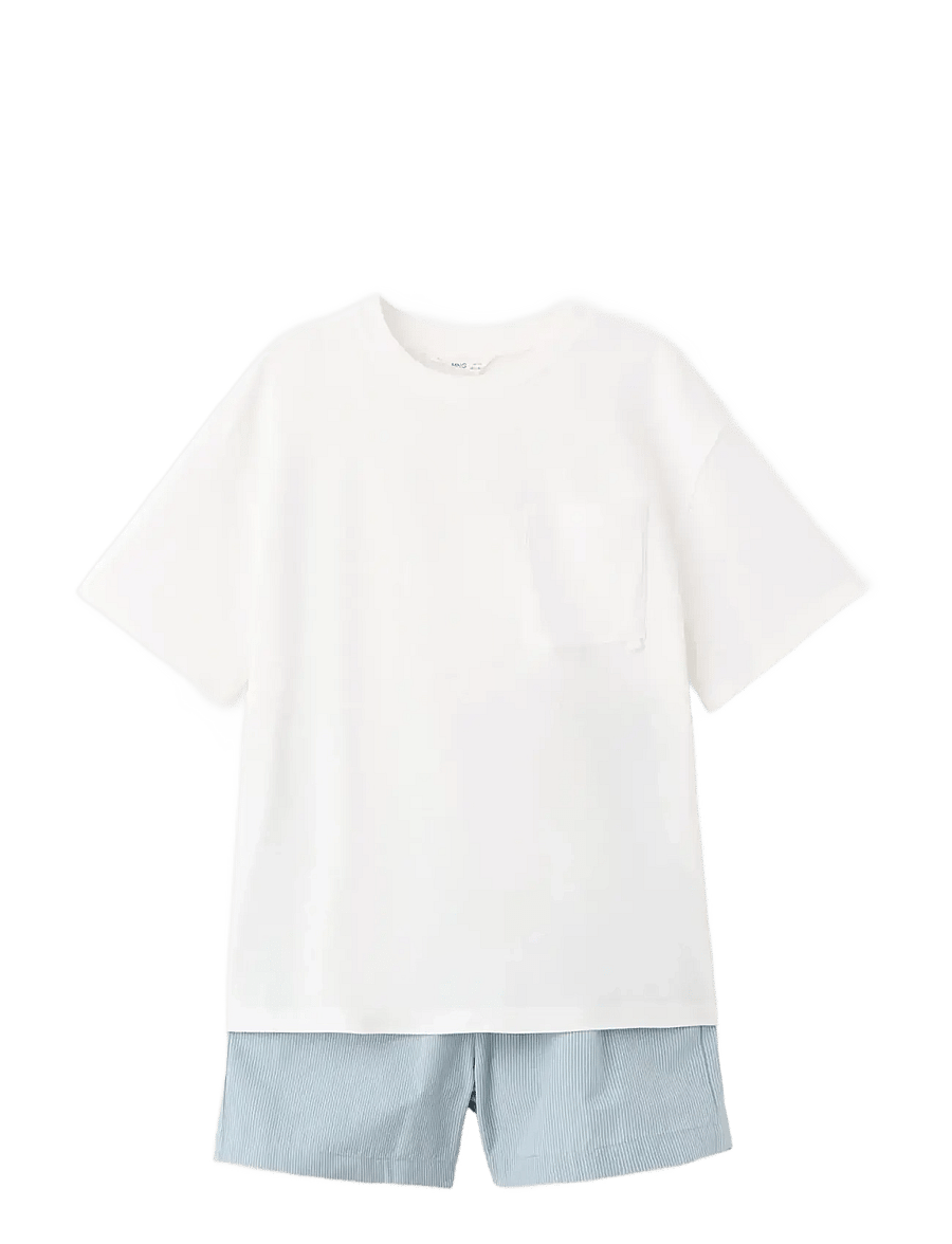 Mango - Short pyjama set - setit - natural white - 0