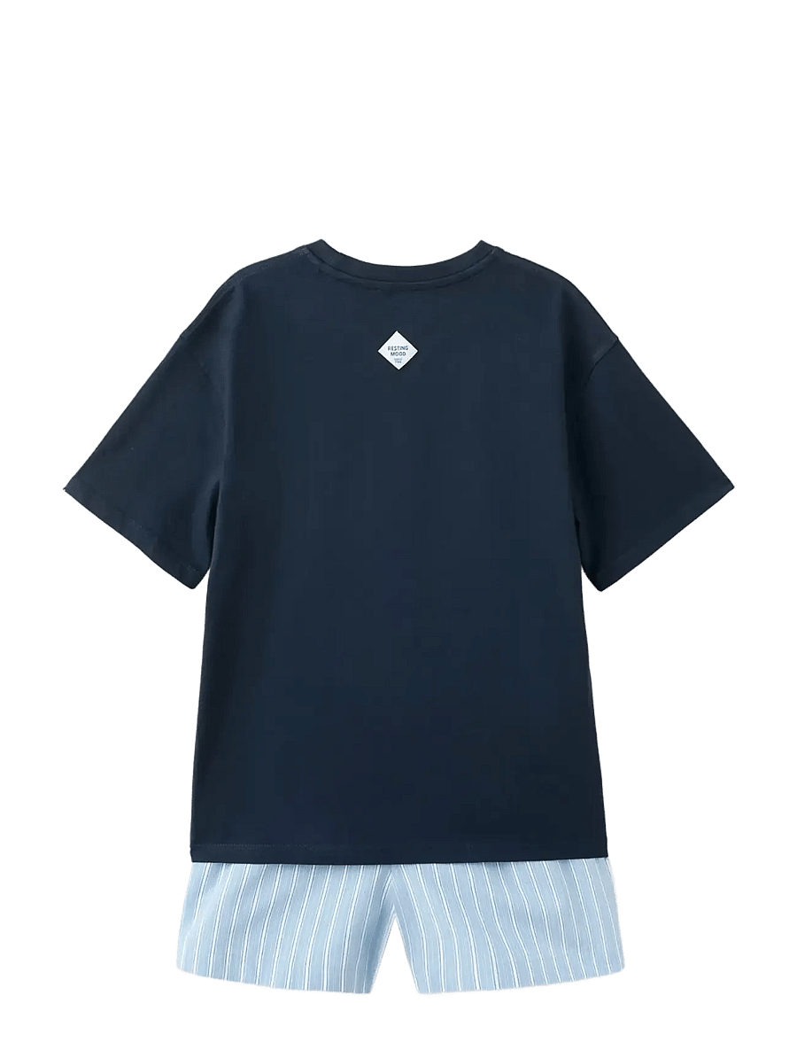 Mango - Short pyjama set - pyjamasset - navy - 1