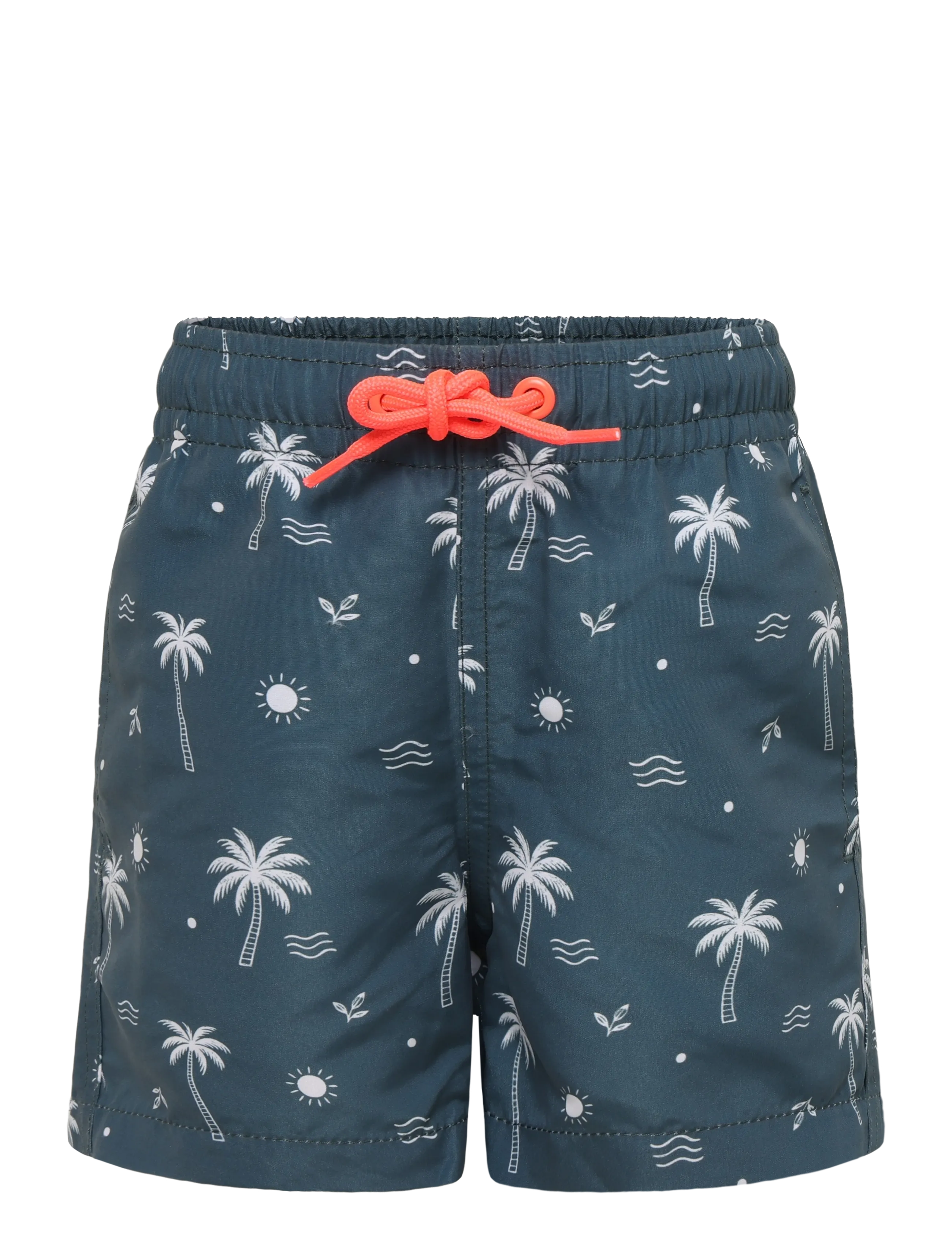 MANGO Palm Trees Print Badeanzug Trunks Navy - 5-6 - Kinder