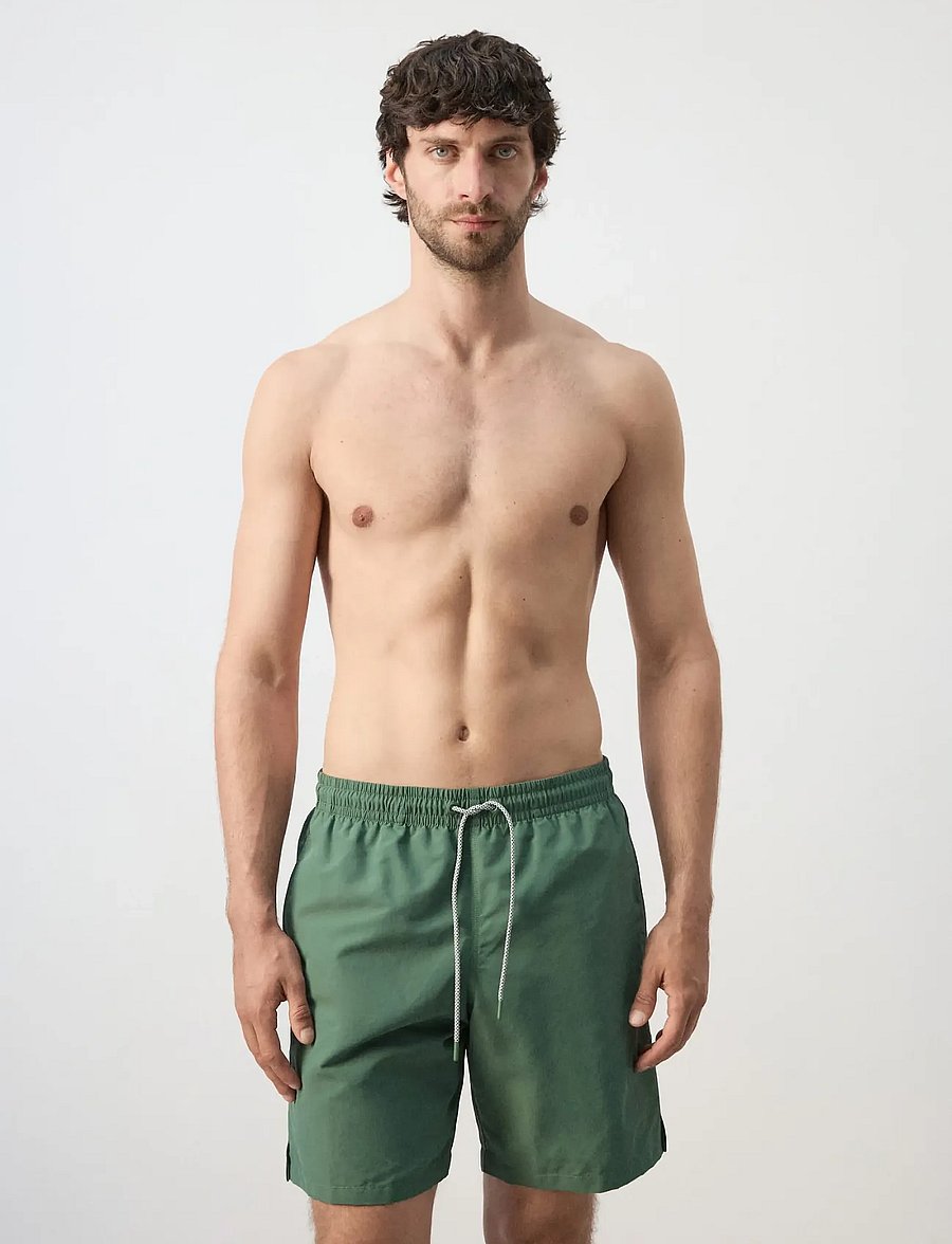 Mango - Basic drawstring swimsuit - badehose - beige - khaki - 0