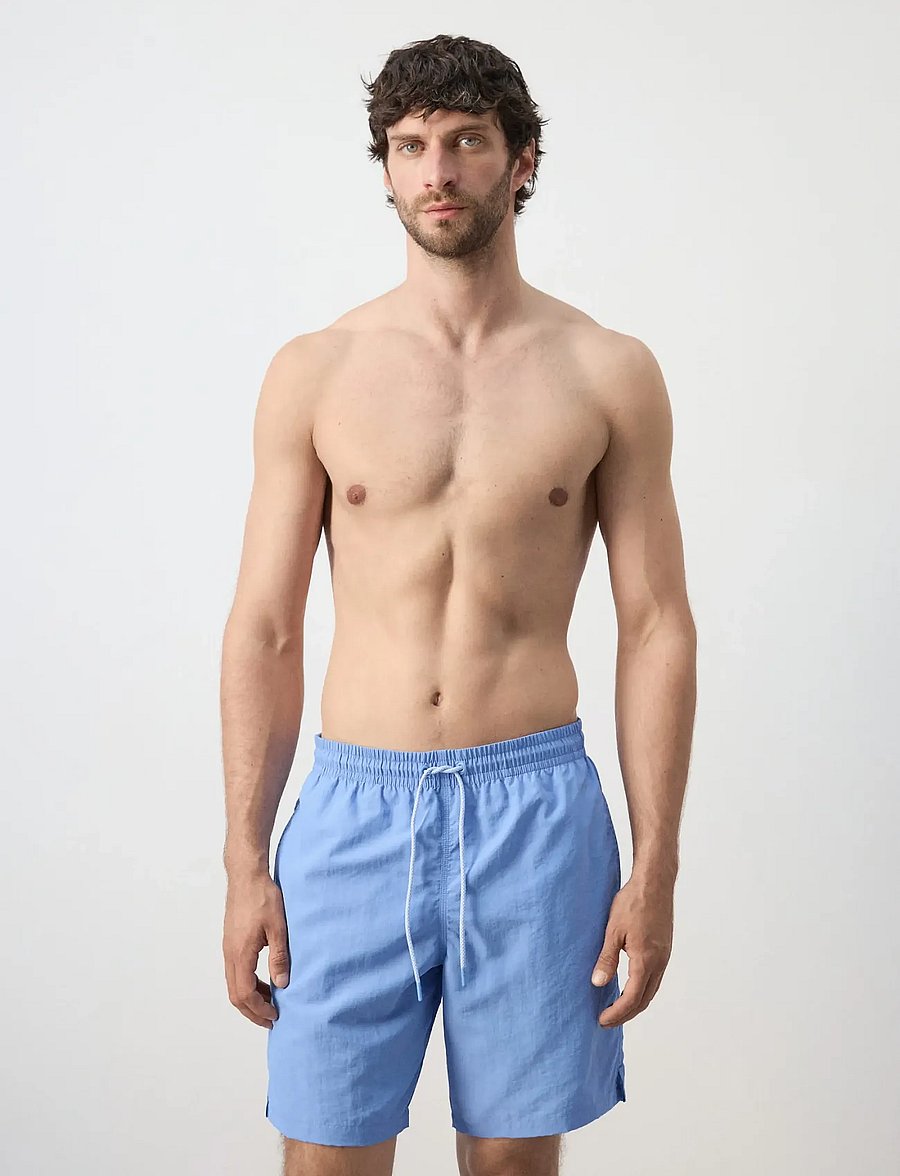 Mango - Basic drawstring swimsuit - uimashortsit - lt-pastel blue - 0