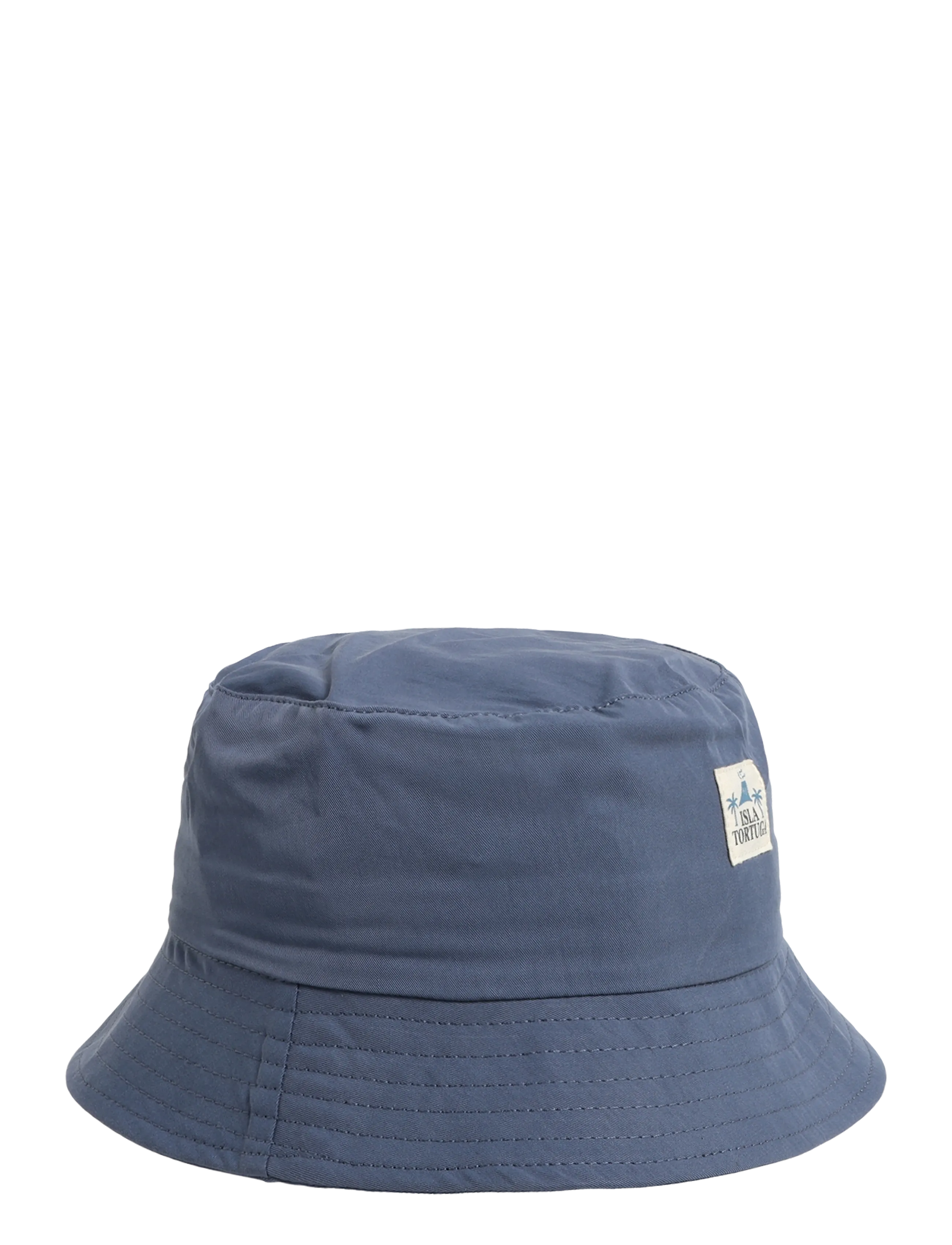 Mango Embroidered bucket hat - Mössor - MEDIUM BLUE / blue