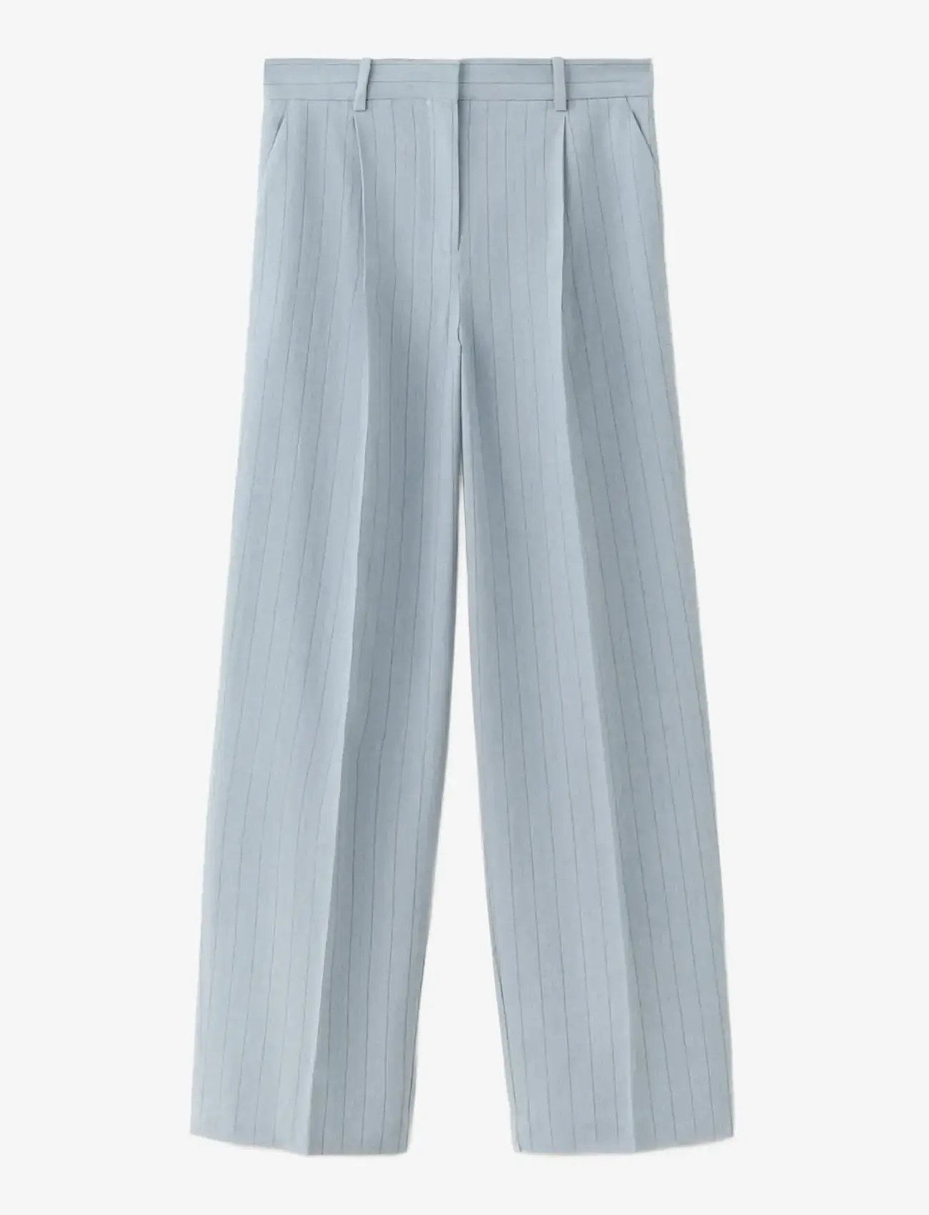 Mango - Pinstripe suit trousers - habitbukser - medium blue - 1