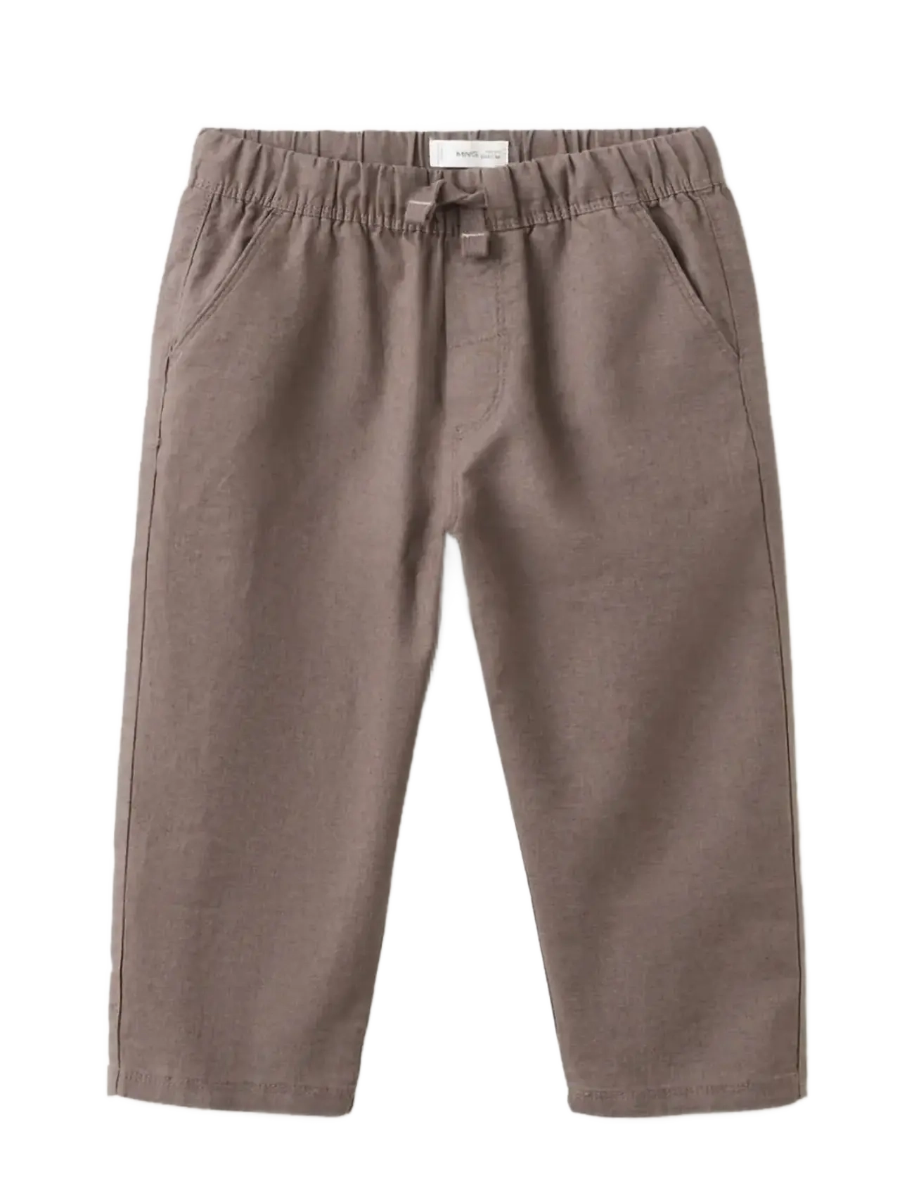Mango Cotton linen-blend trousers - Leinen-Kleidung - BROWN / brown