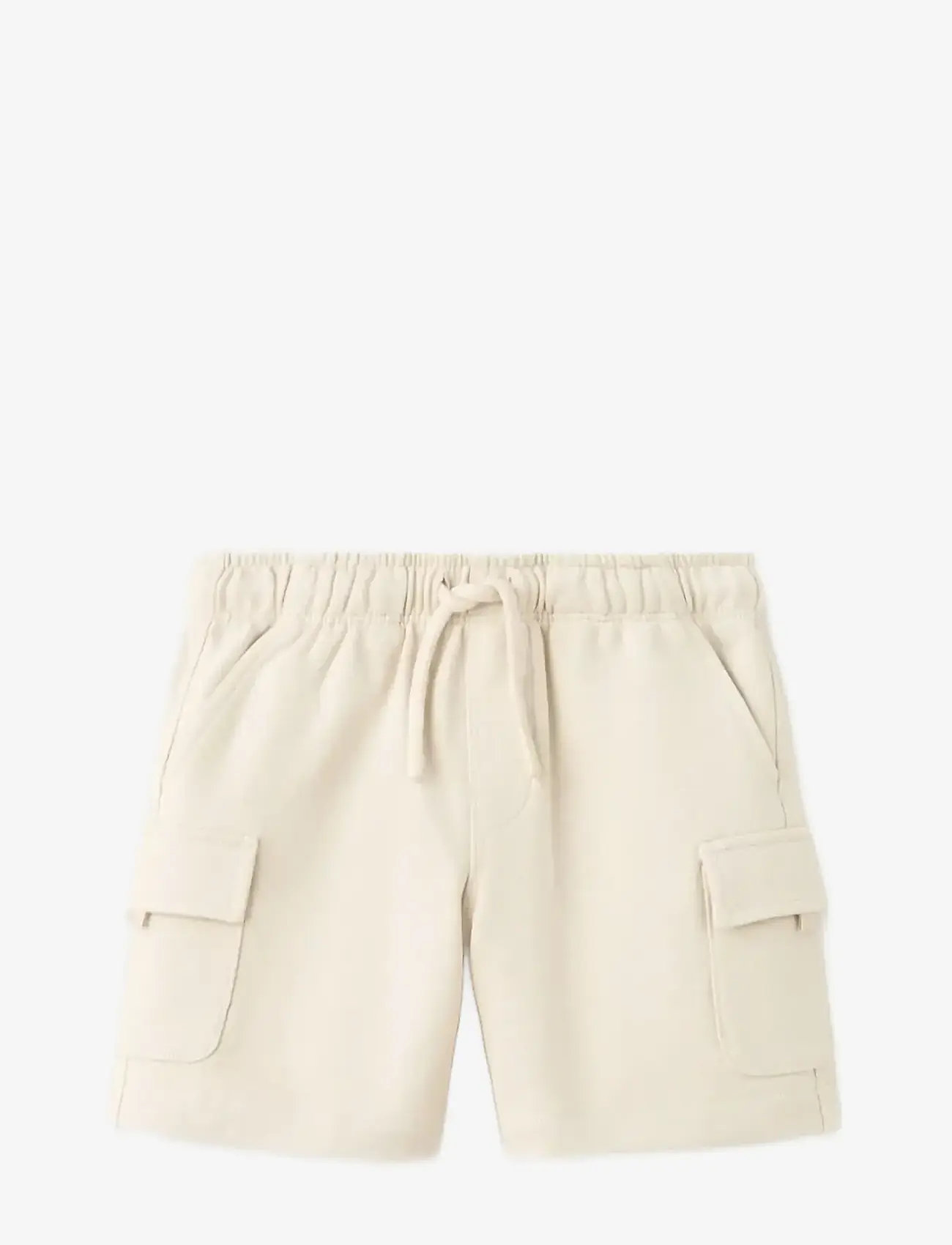 Mango - Drawstring cargo Bermuda shorts - casual shorts - light beige - 0