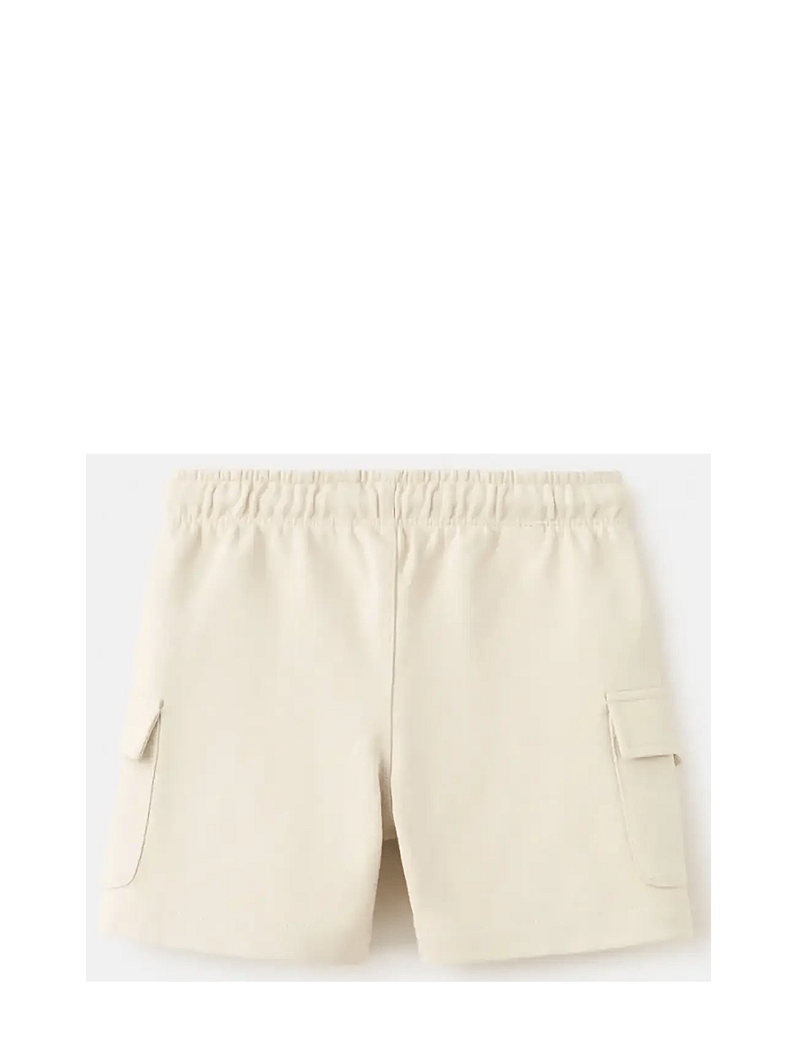 Mango - Drawstring cargo Bermuda shorts - casual shorts - light beige - 1
