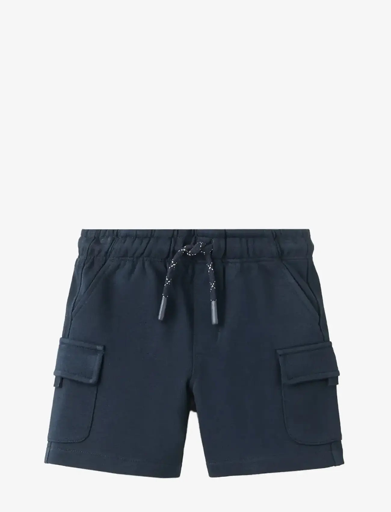Mango - Drawstring cargo Bermuda shorts - casual shorts - navy - 0