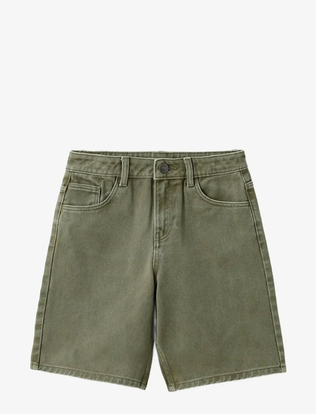 Mango - Denim Bermuda shorts - denimshorts - beige - khaki - 1