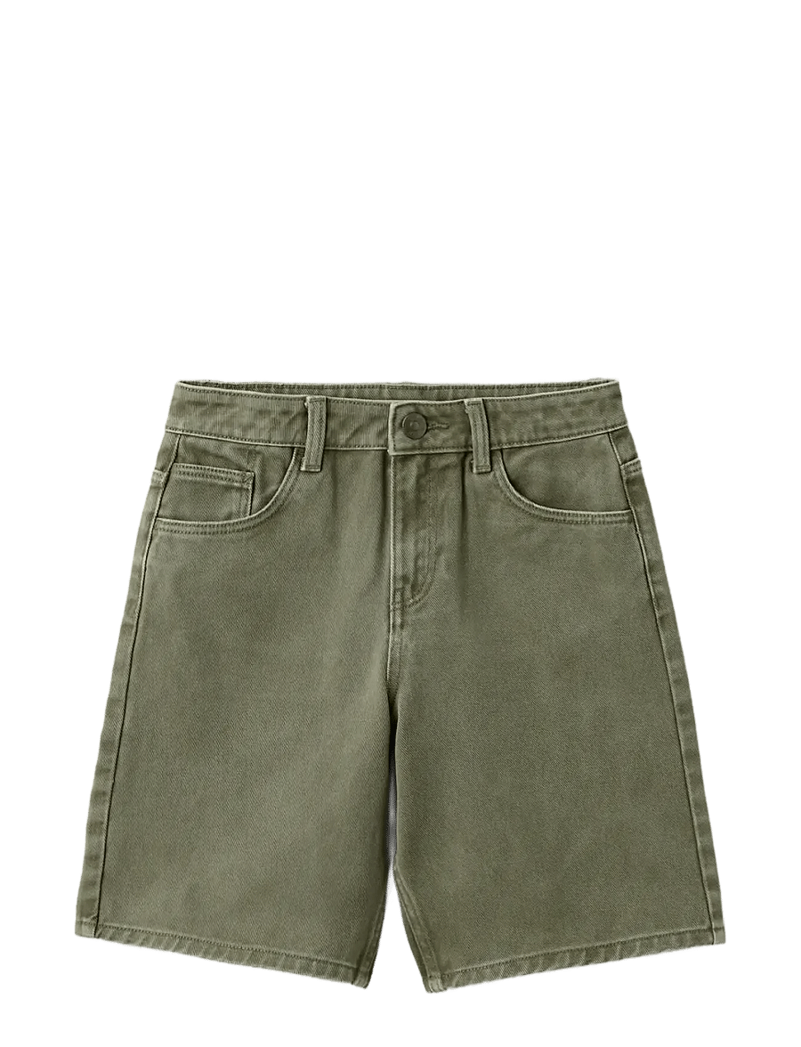 Mango - Denim Bermuda shorts - jeansshorts - beige - khaki - 1