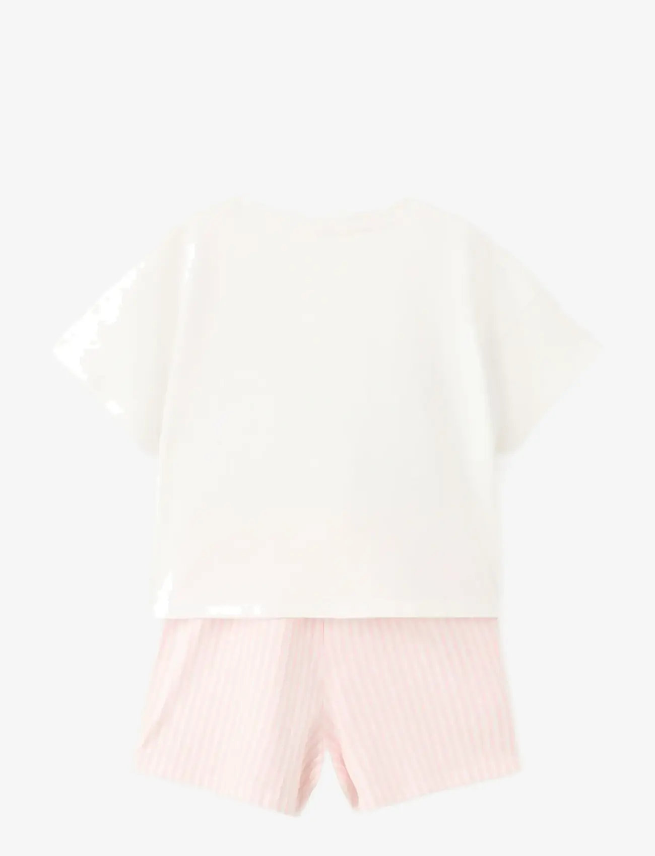Mango - Striped short pyjamas - sets - natural white - 1