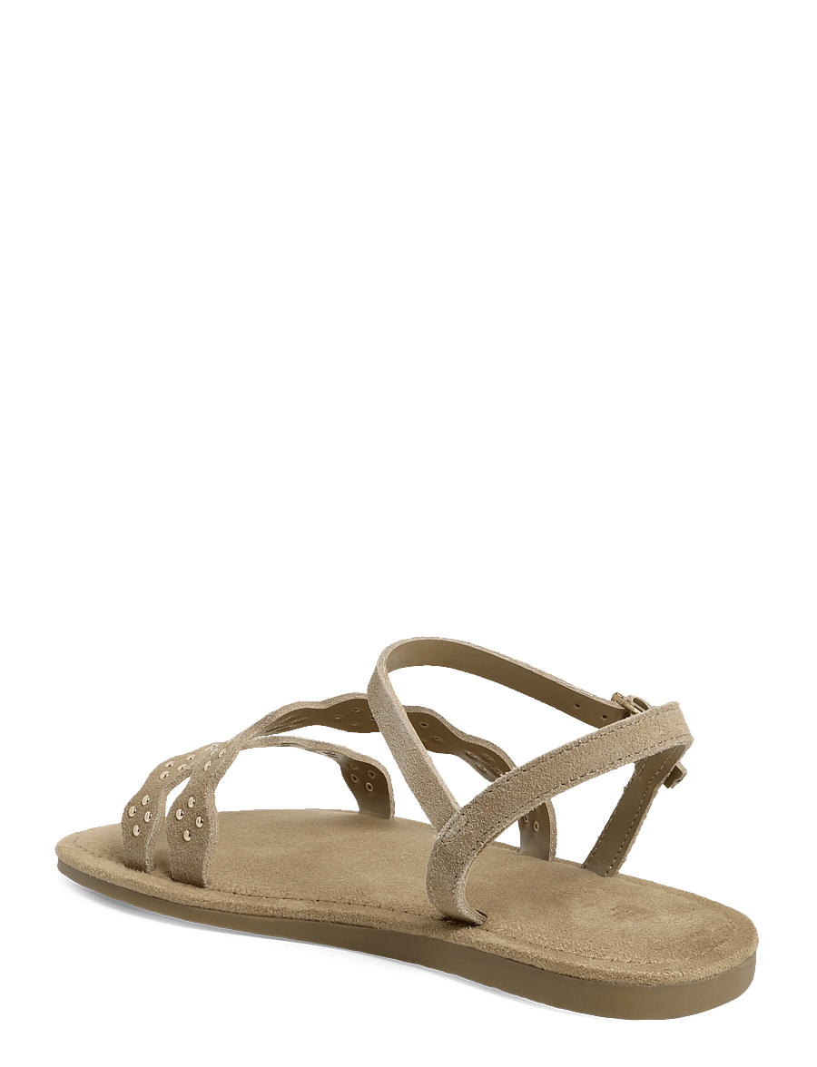 Mango - Leather sandals with straps - sandalen - lt pastel brown - 1