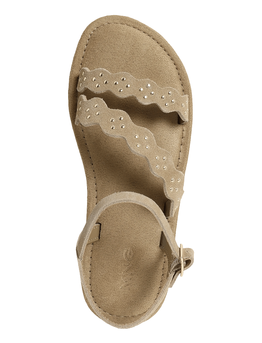 Mango - Leather sandals with straps - sandalen - lt pastel brown - 3
