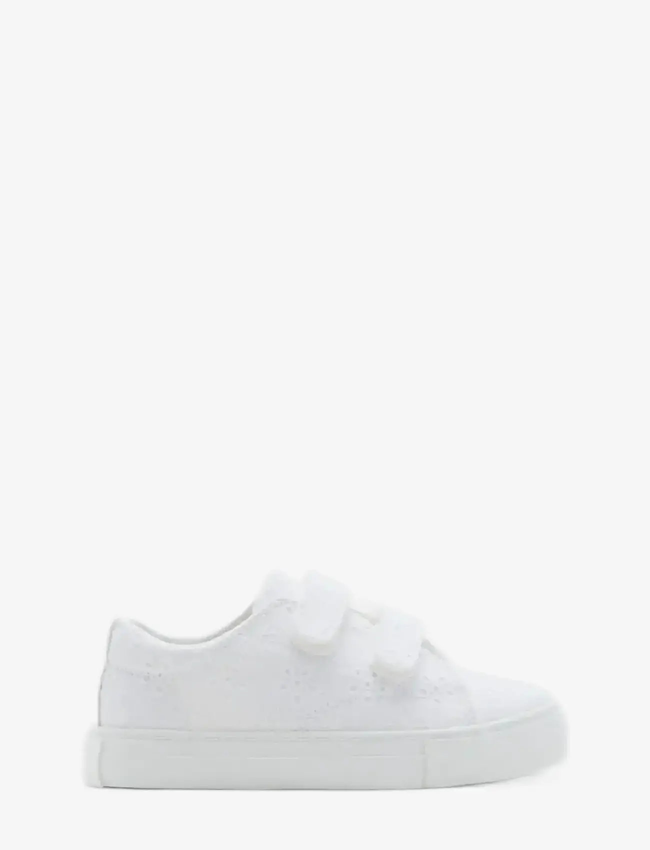 Mango - Floral-embroidered trainers - natural white - 0