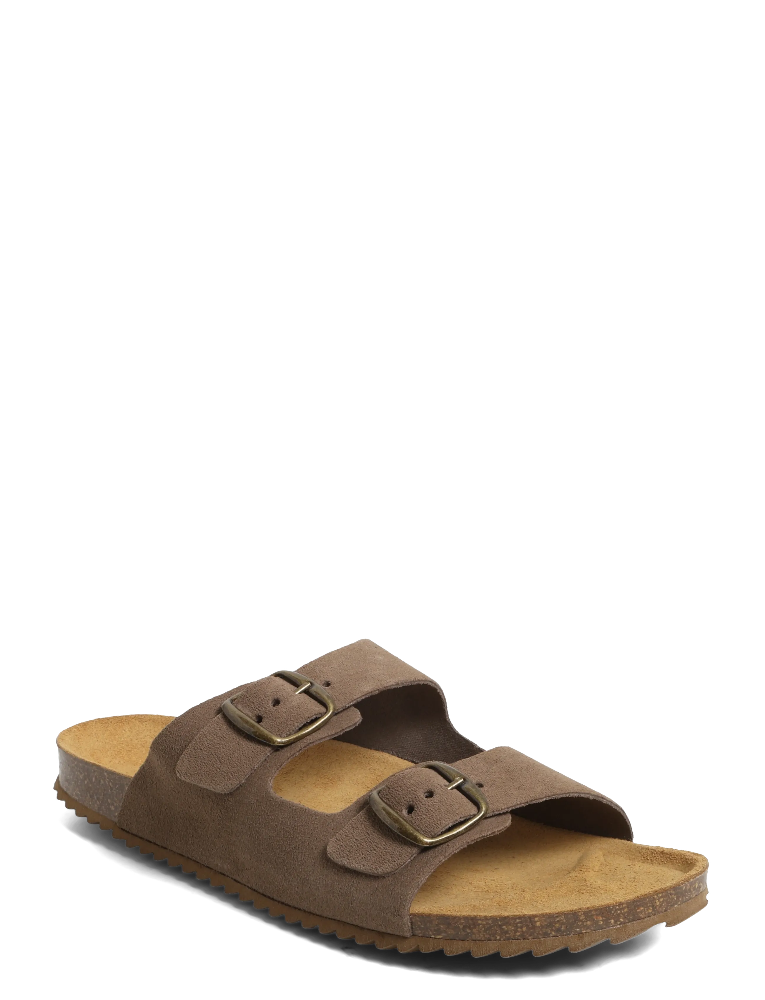 MANGO Buckle Leder Sandalen Braun - 37 - Kinder