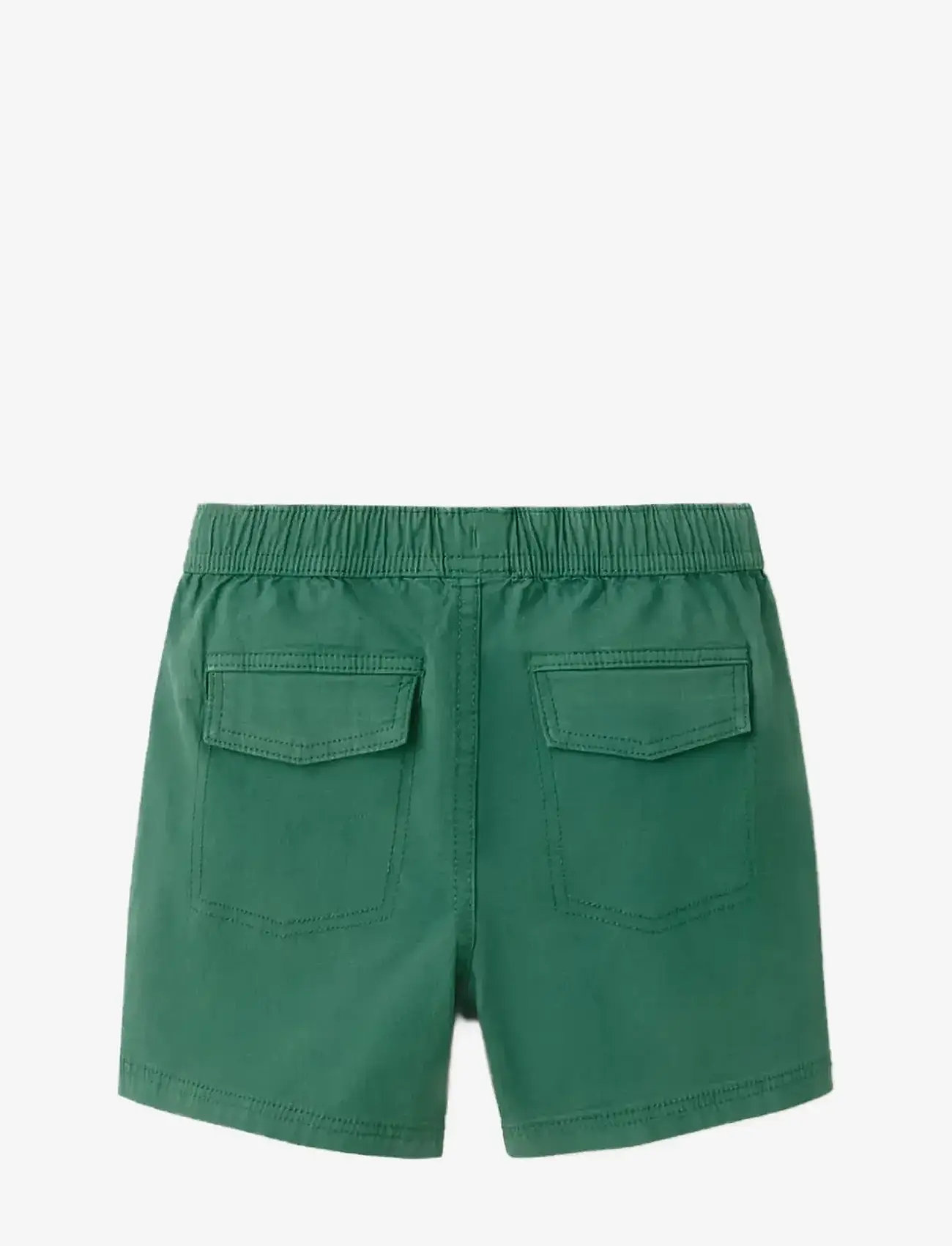 Mango - Cotton shorts with drawstring - casual shorts - green - 2