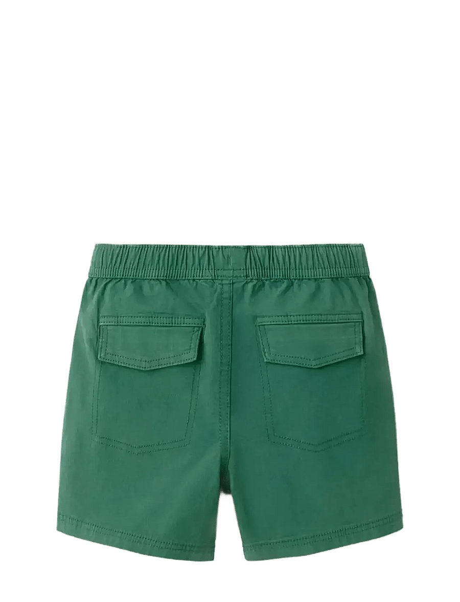 Mango - Cotton shorts with drawstring - casual shorts - green - 2