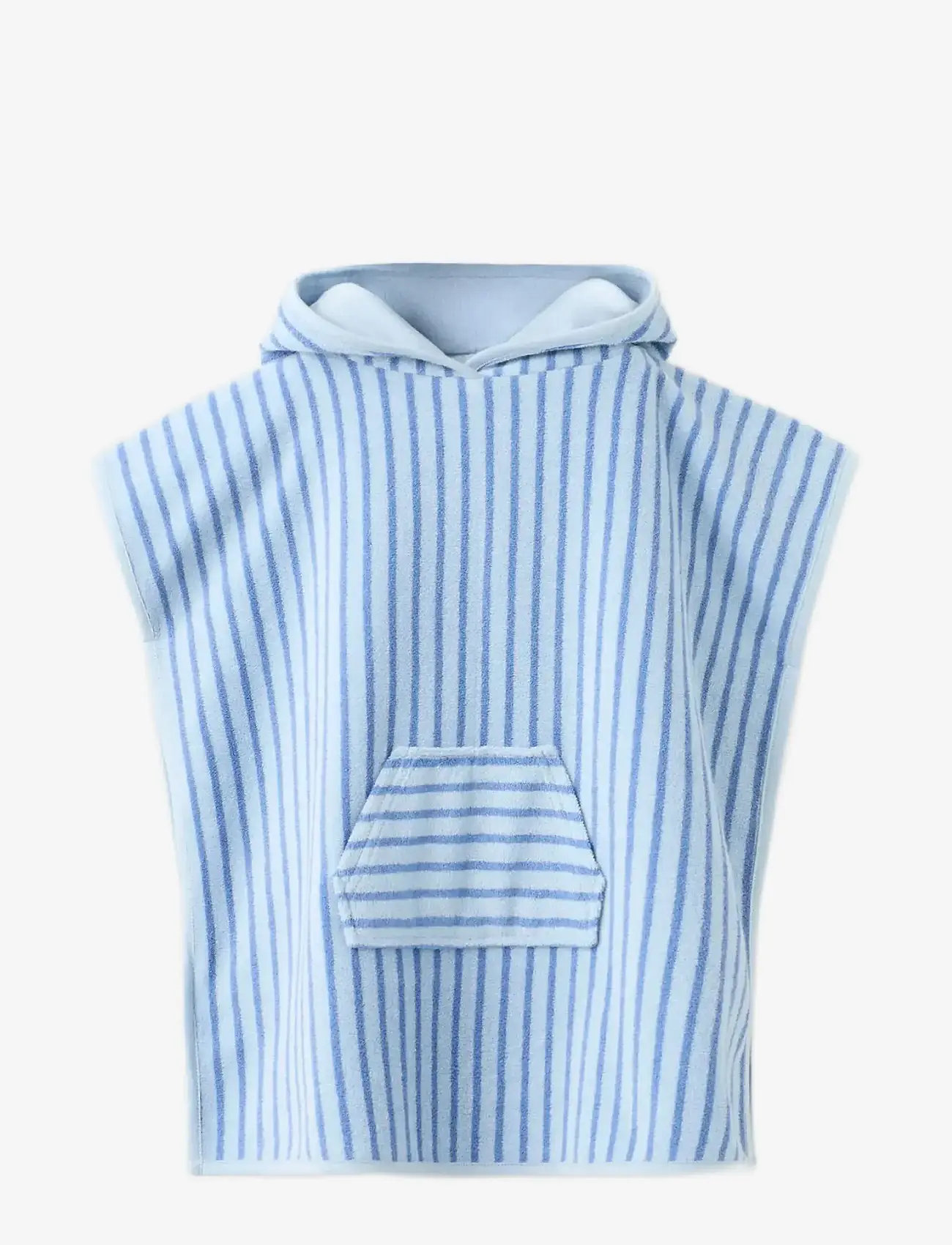 Mango - Striped poncho towel - tank top - medium blue - 0