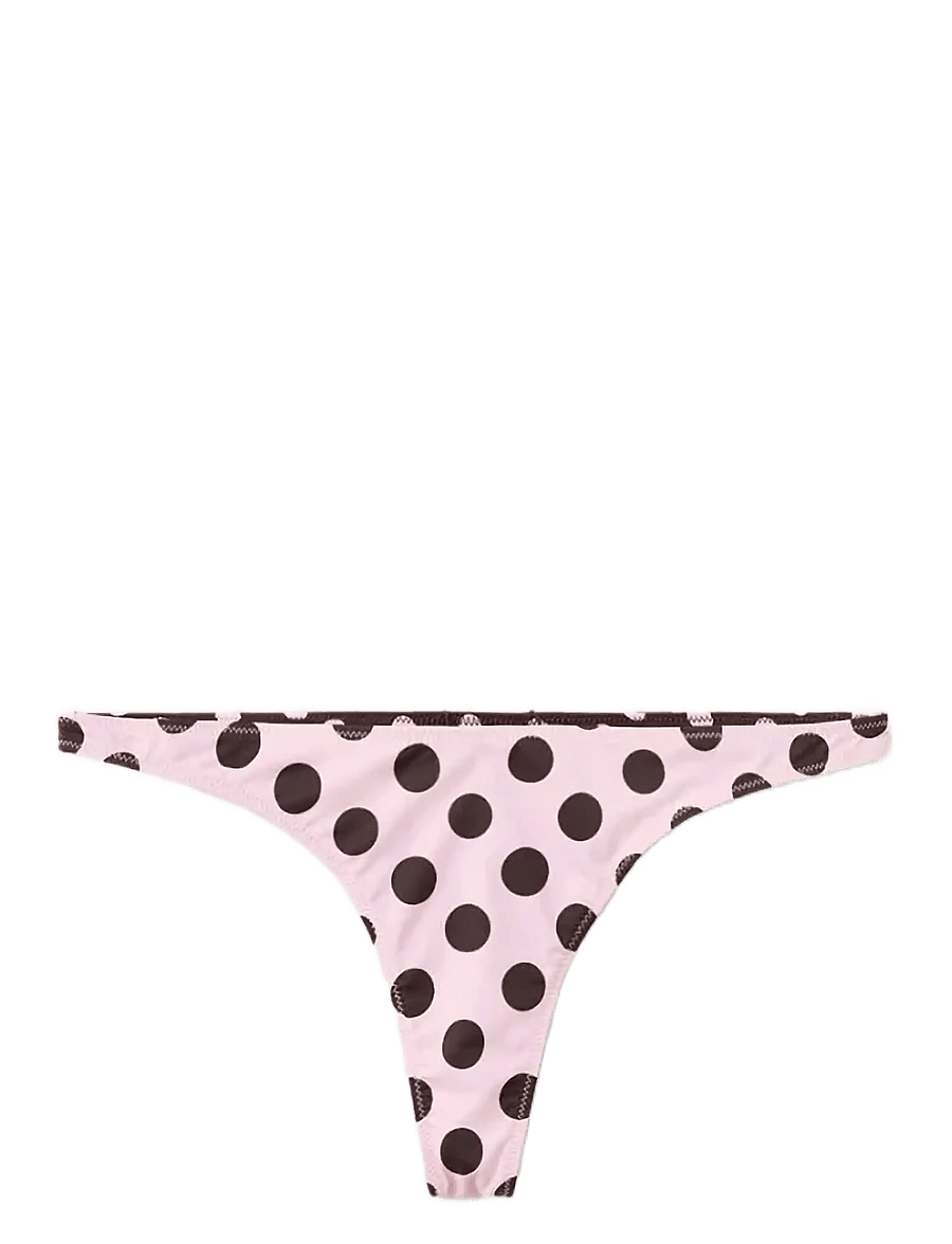 Mango - Brazilian polka dot bikini knickers - brazilian bikinier - pink - 1
