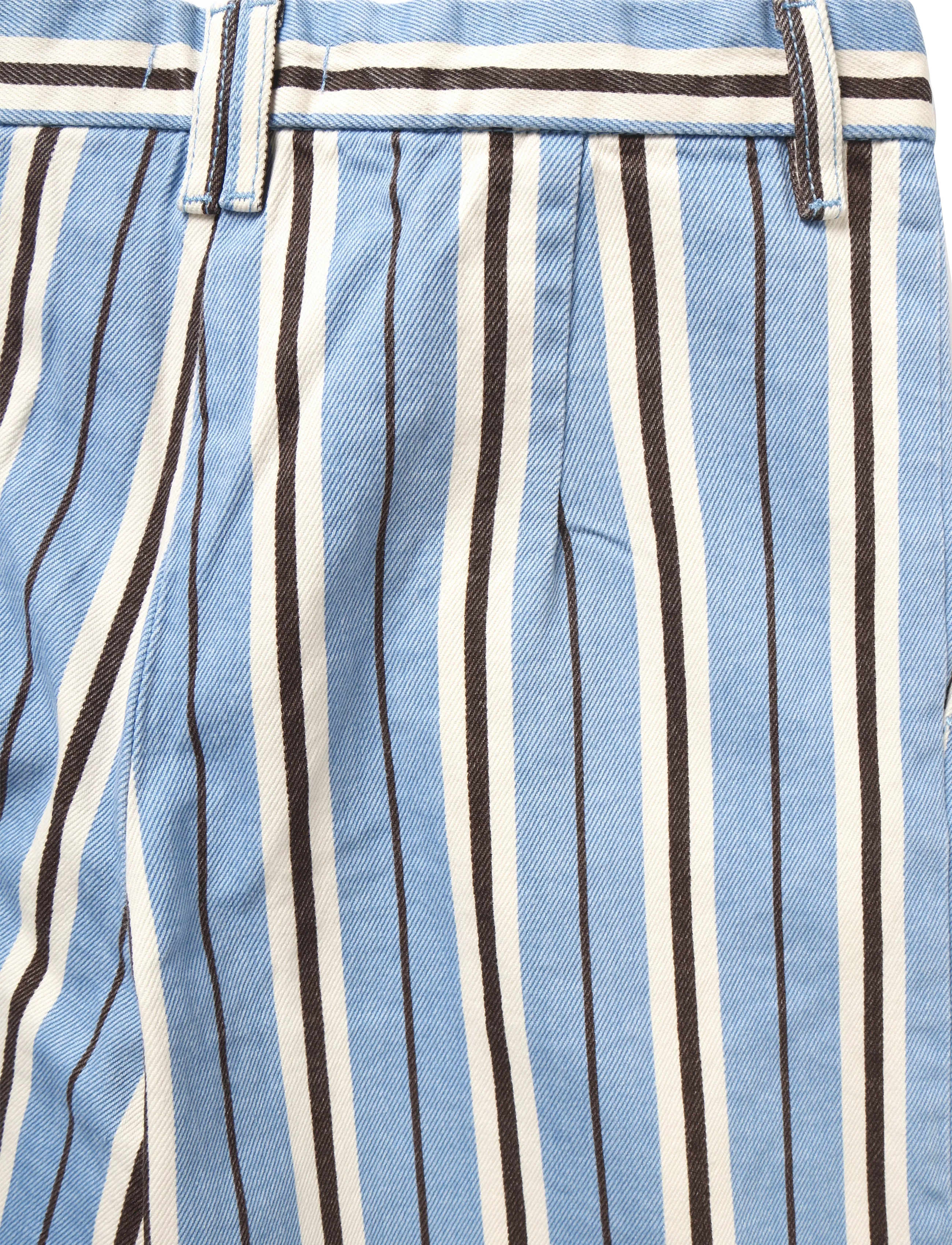 Mango - Wide leg striped jeans - brede jeans - lt-pastel blue - 4