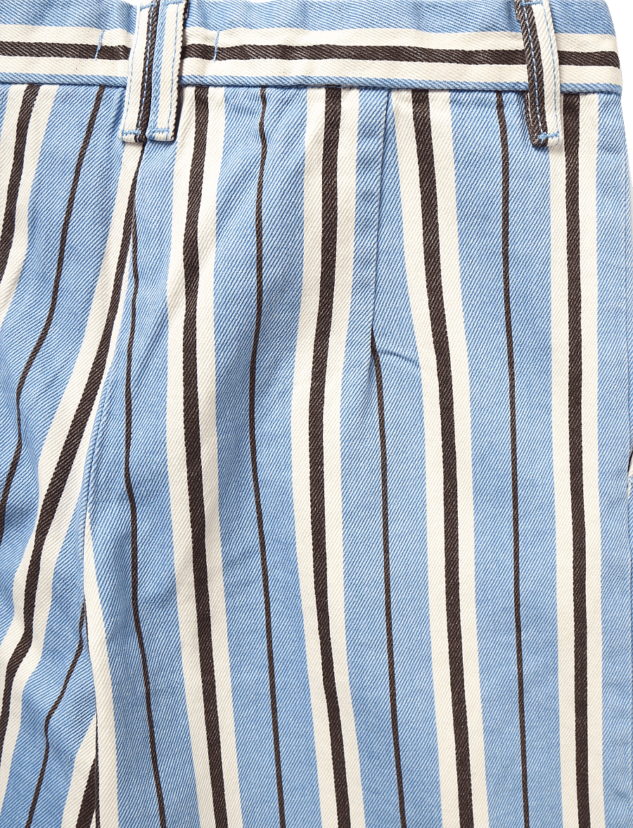 Mango - Wide leg striped jeans - brede jeans - lt-pastel blue - 4