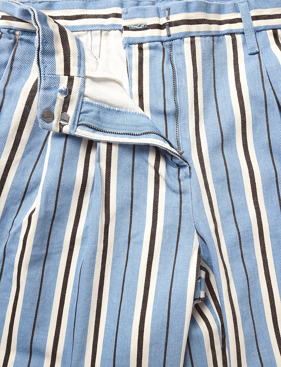 Mango - Wide leg striped jeans - brede jeans - lt-pastel blue - 5