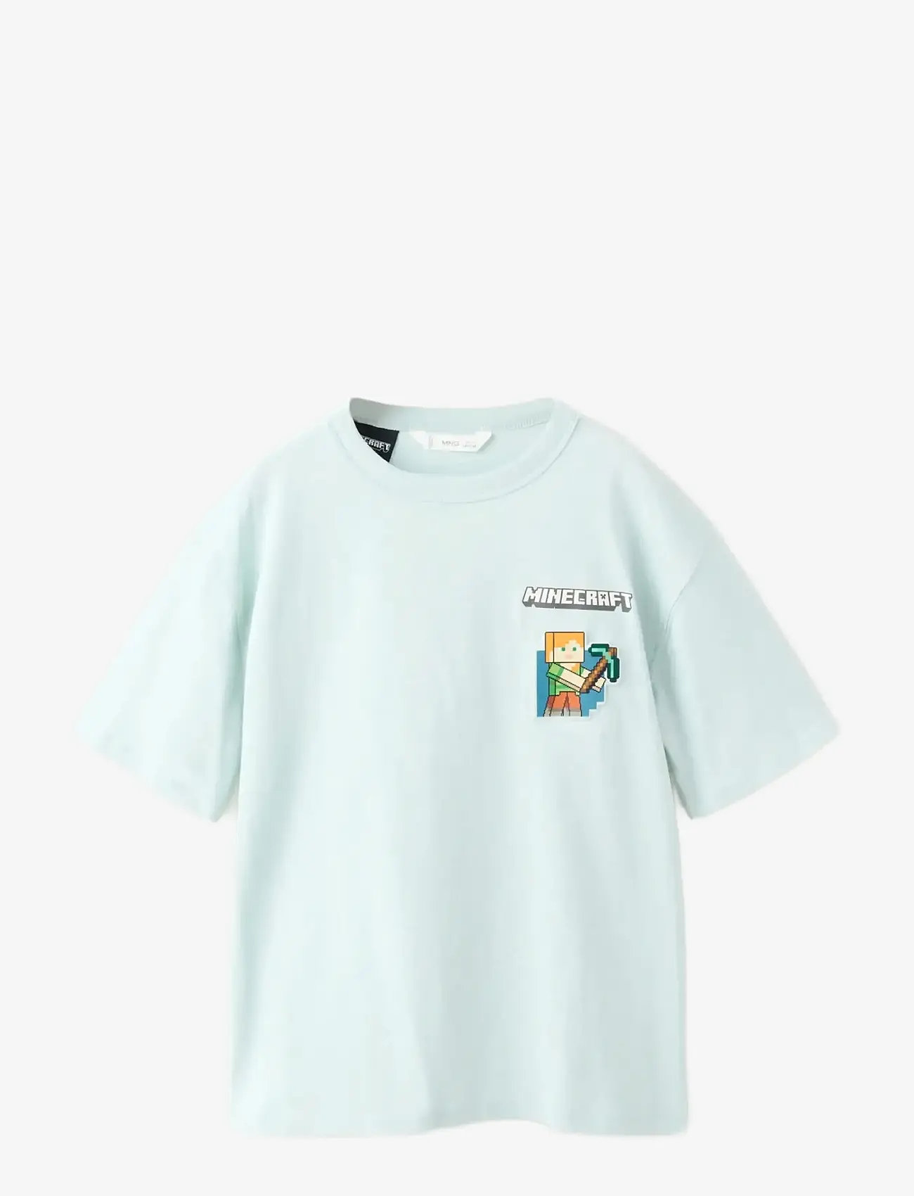 Mango - Minecraft cotton t-shirt - kortärmade t-shirts - turquoise - aqua - 0