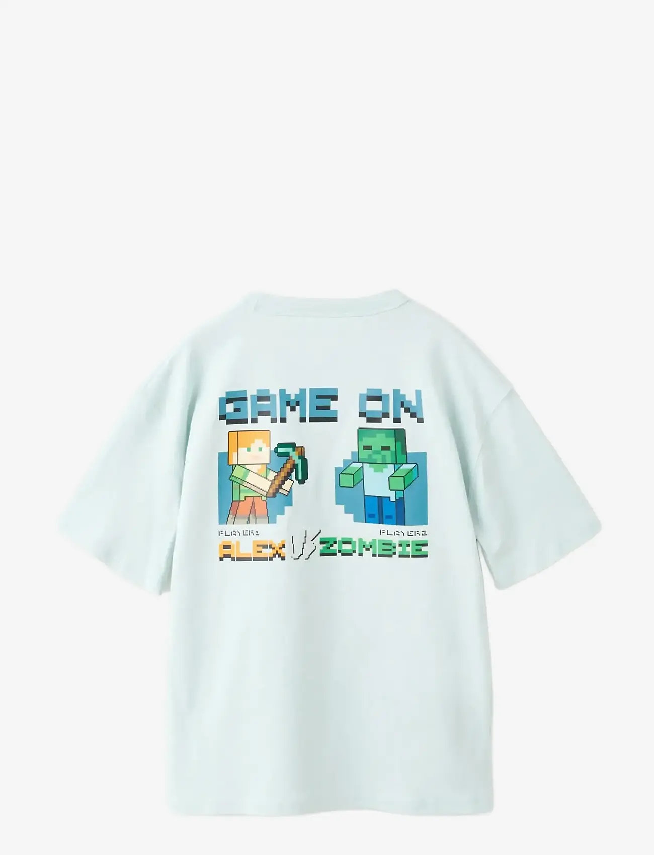 Mango - Minecraft cotton t-shirt - kortärmade t-shirts - turquoise - aqua - 1