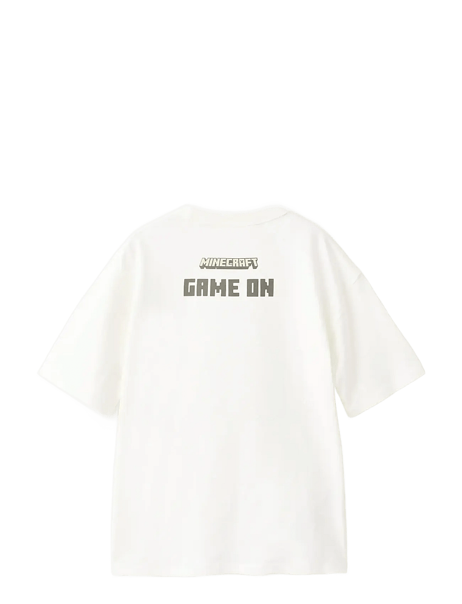 Mango - Minecraft cotton t-shirt - kortärmade t-shirts - natural white - 1
