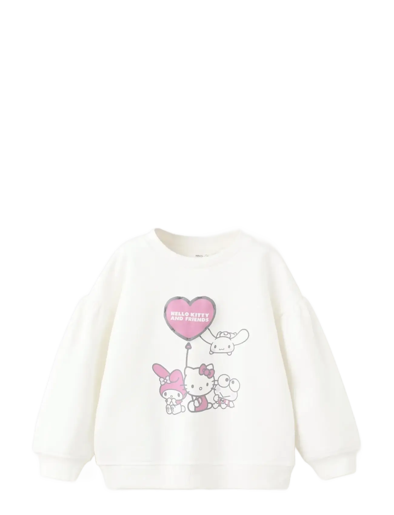 MANGO Hello Kitty Sweatshirt Cream - 5-6 - Kinder