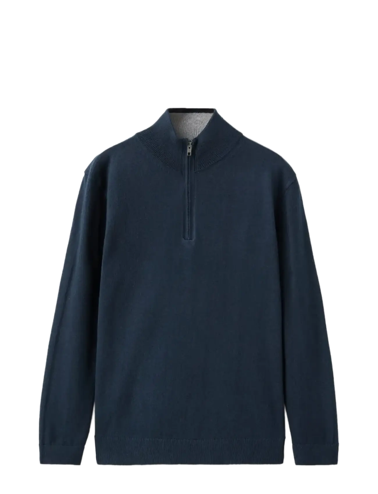 Mango Zip neck jumper - Mango - NAVY / navy