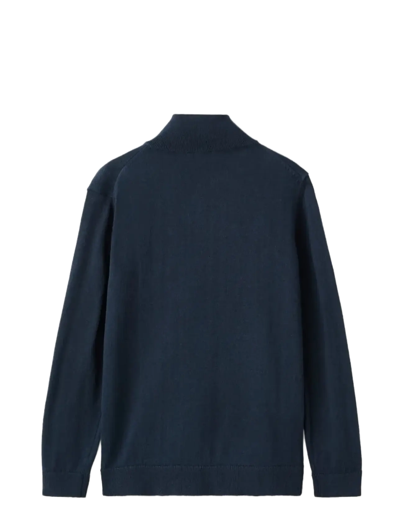 Mango - Zip neck jumper - stickade tröjor - navy - 1