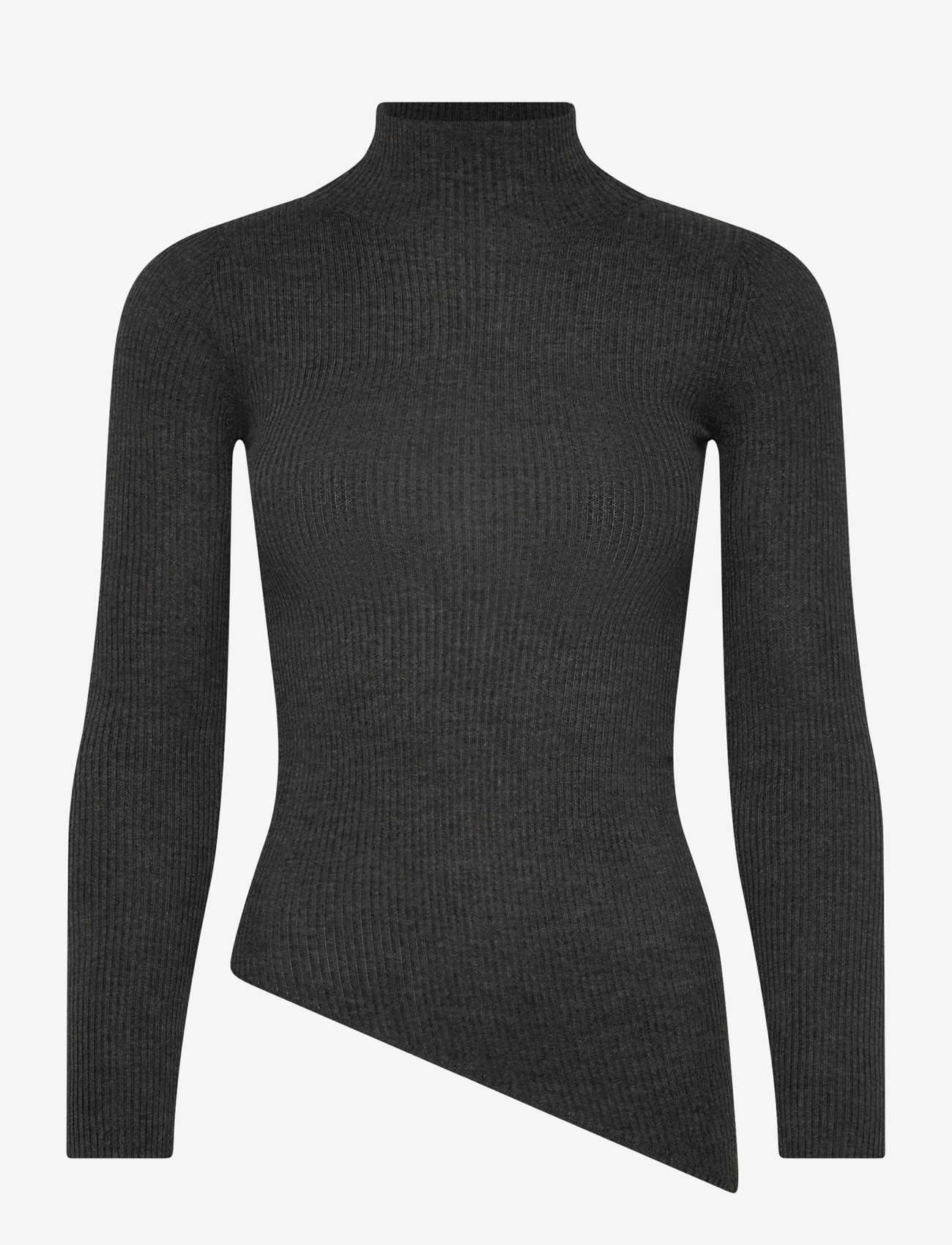 Mango - Sweater with asymmetrical turtleneck - madalaimad hinnad - charcoal - 1