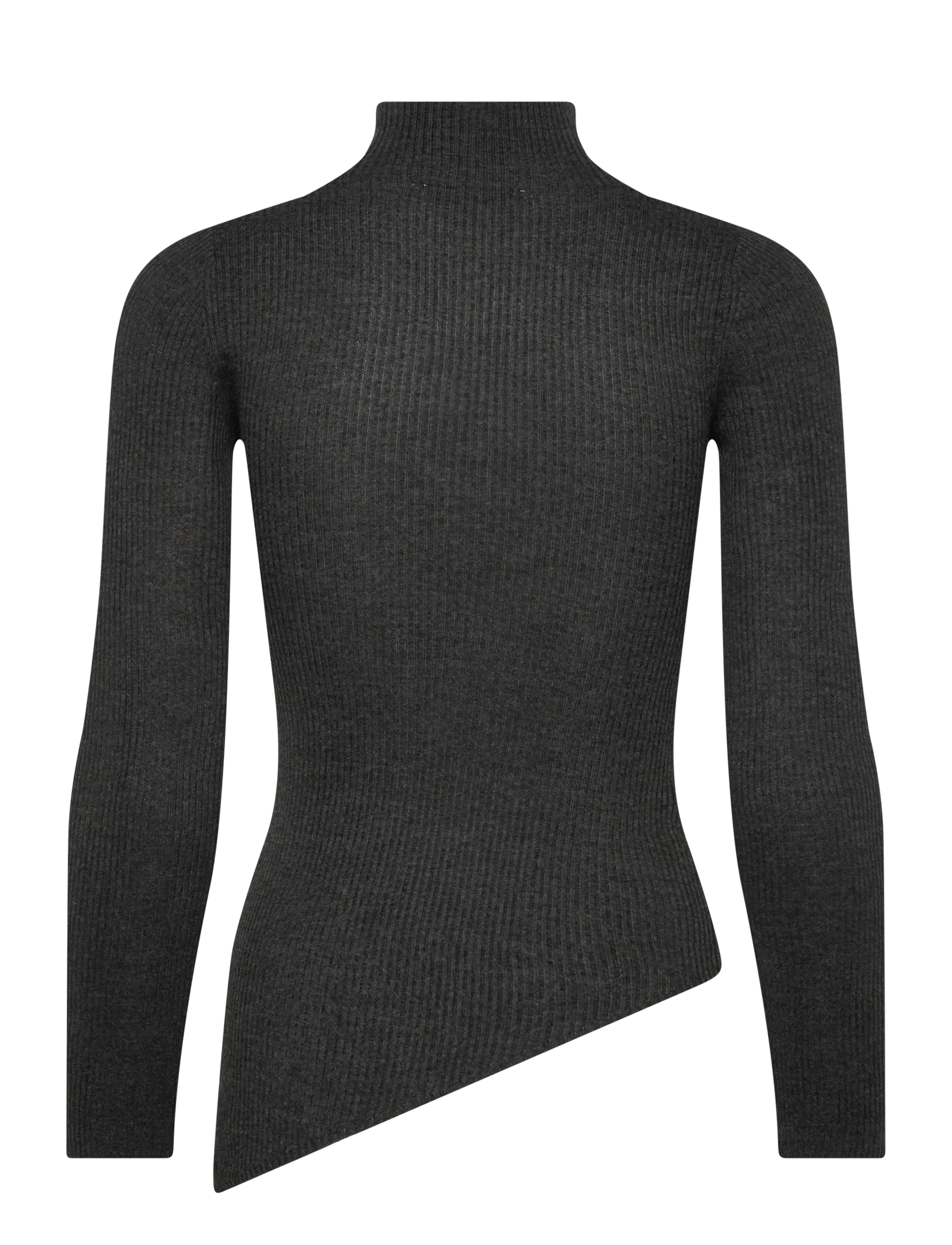 Mango - Sweater with asymmetrical turtleneck - lägsta priserna - charcoal - 2
