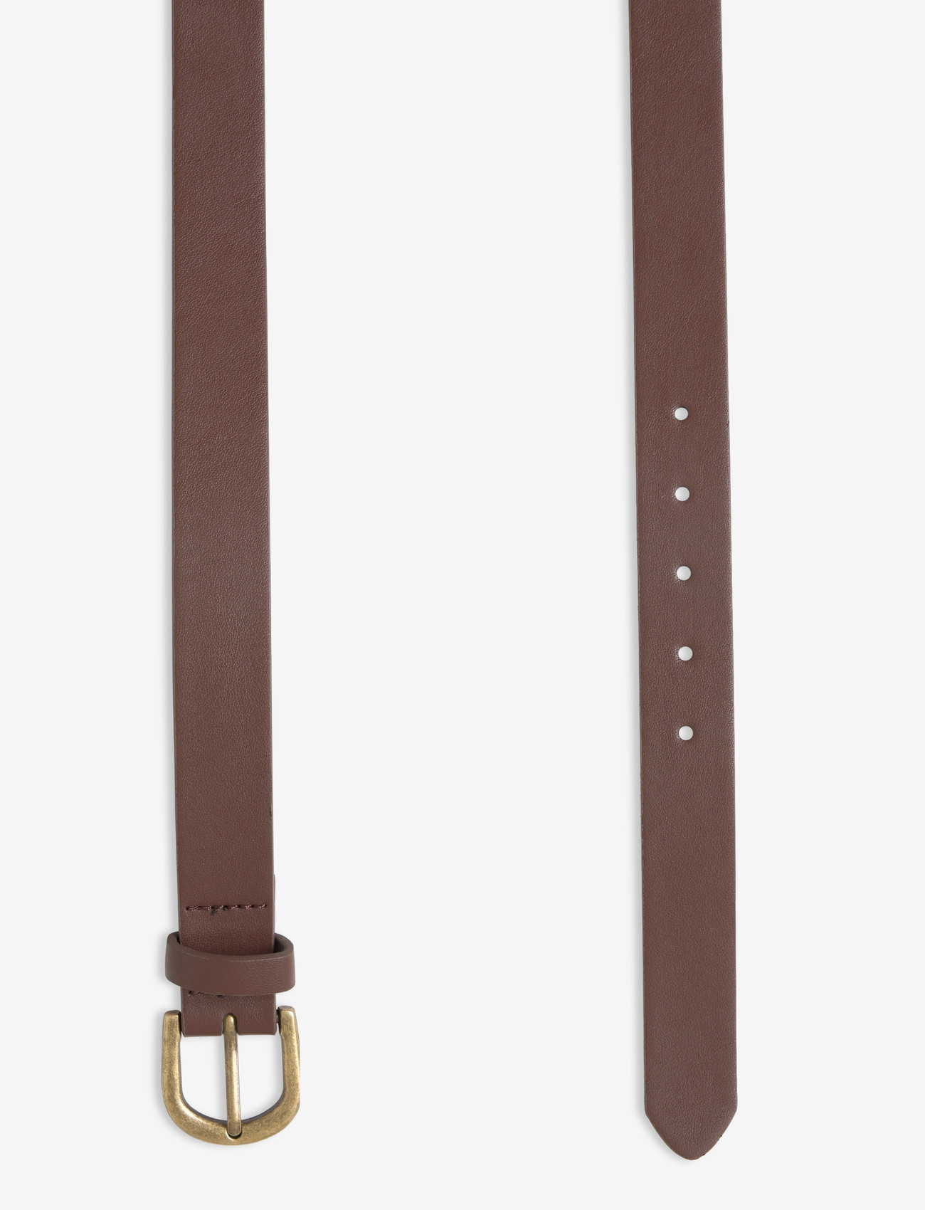 Mango - Faux-leather belt - bælter - brown - 0