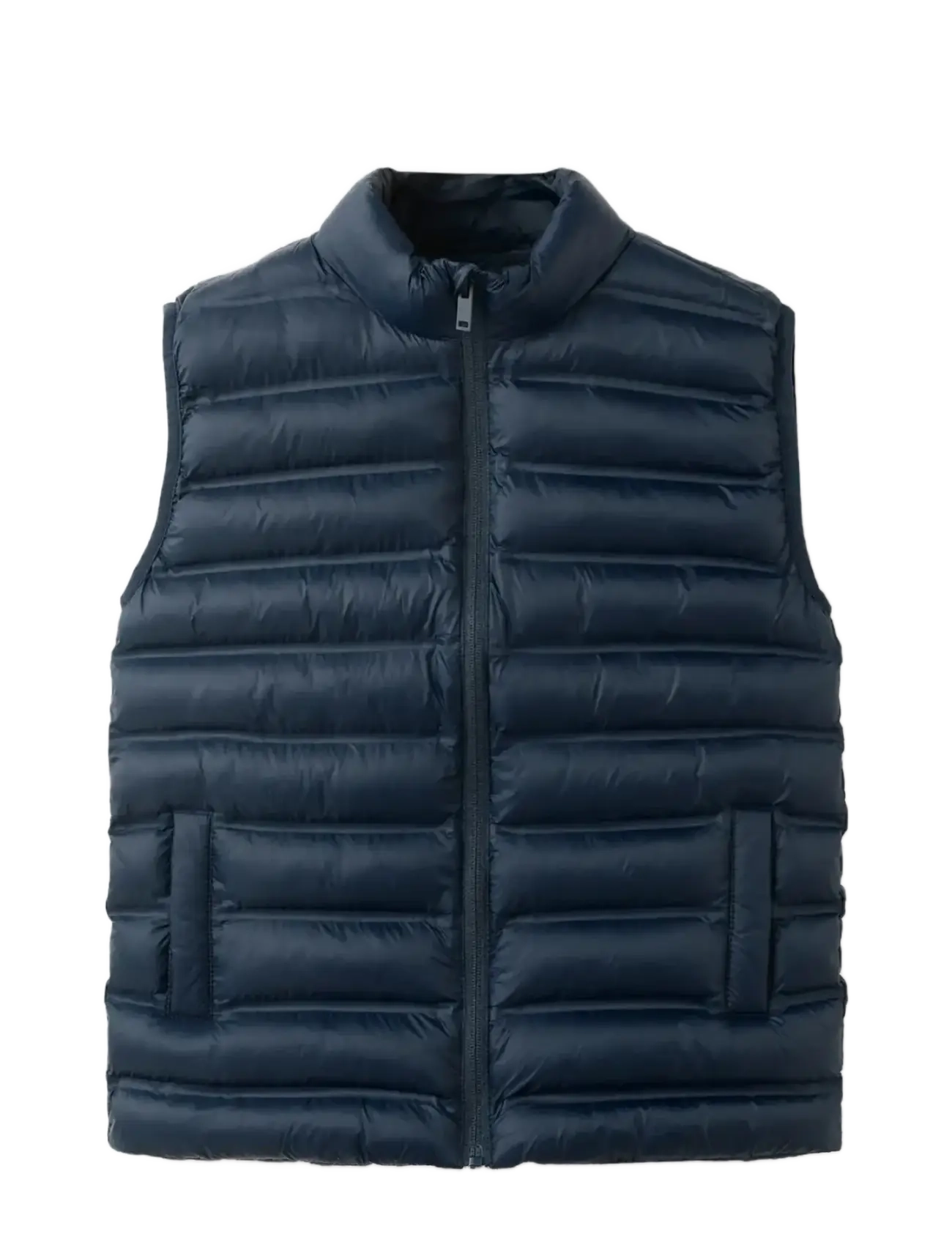 Mango Quilted Gilet, Børn, Quiltet Vest, Navy, Str: 5-6