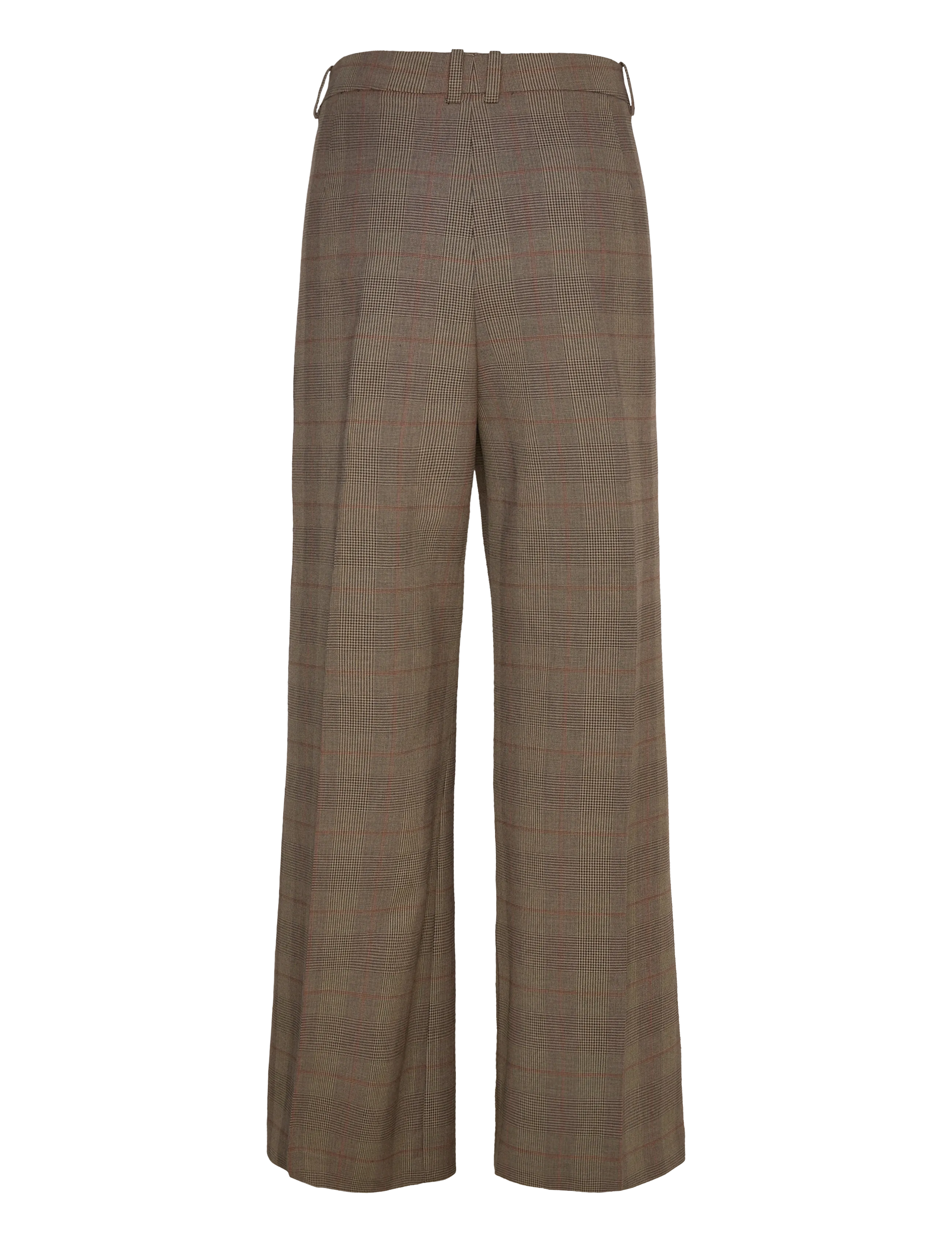 Mango - Wool-blend check trousers - peoriided outlet-hindadega - brown - 2