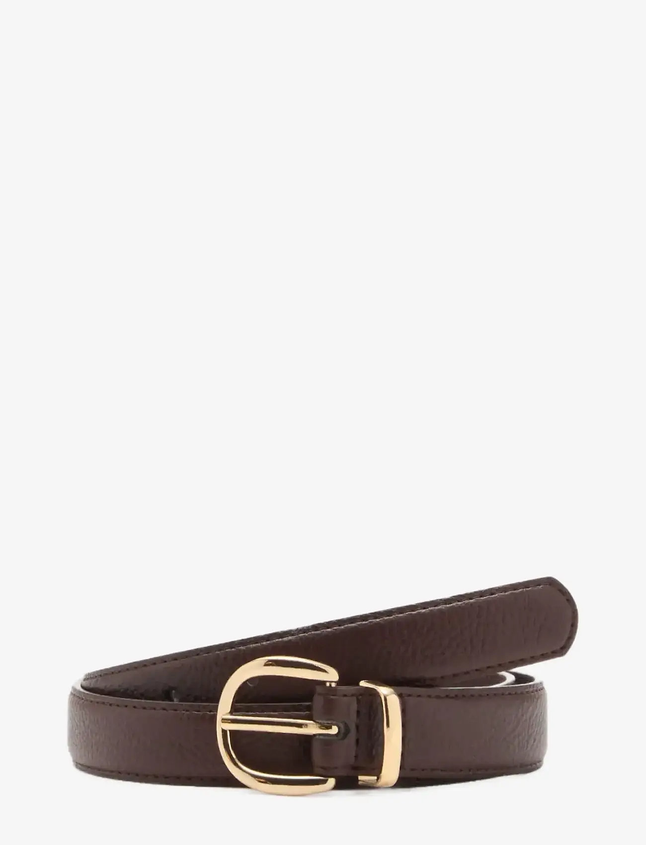 Mango - Oval buckle belt - die niedrigsten preise - dark brown - 0