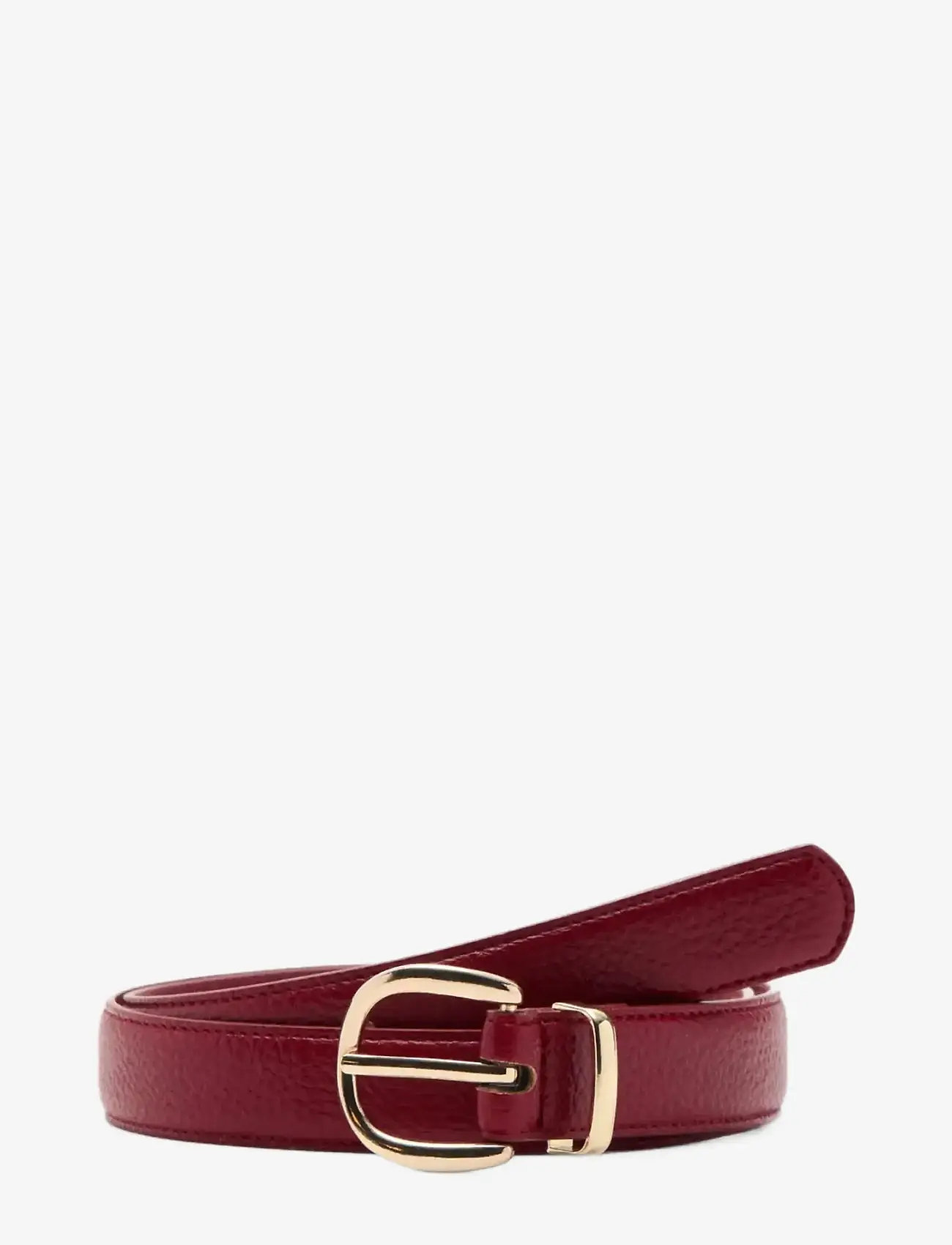 Mango - Oval buckle belt - laveste priser - red - 0