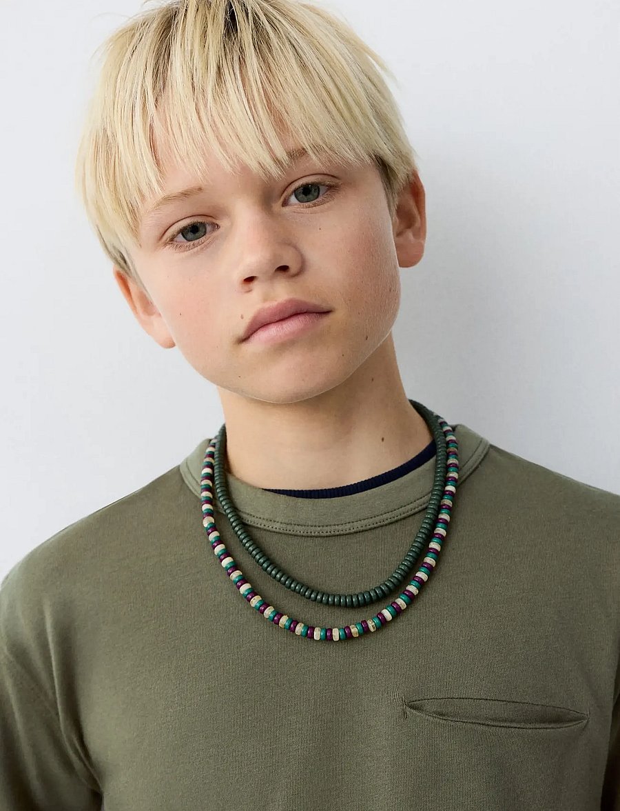 Mango - Cotton T-shirt with pocket detail - kortärmade t-shirts - beige - khaki - 0