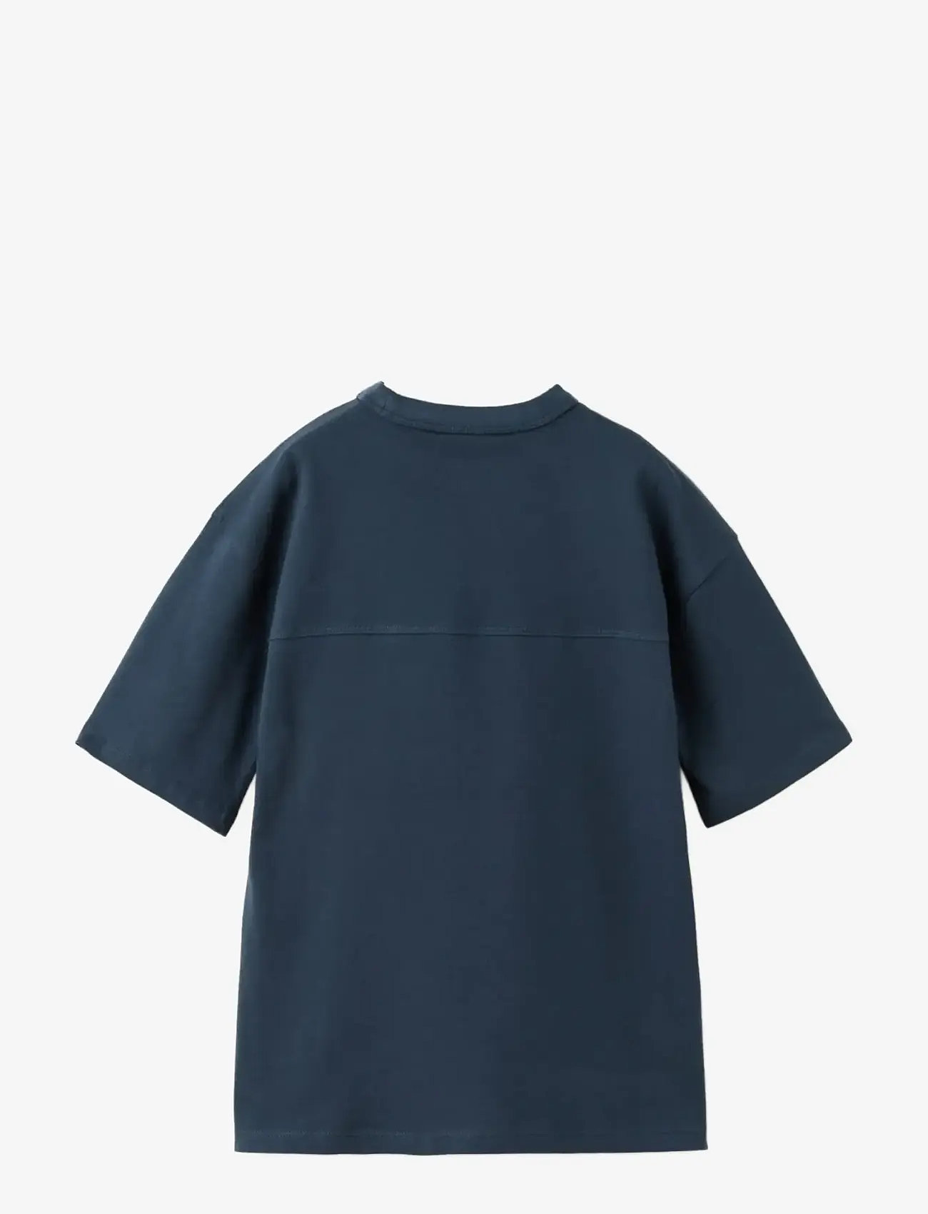 Mango - Cotton T-shirt with pocket detail - kortärmade t-shirts - navy - 2