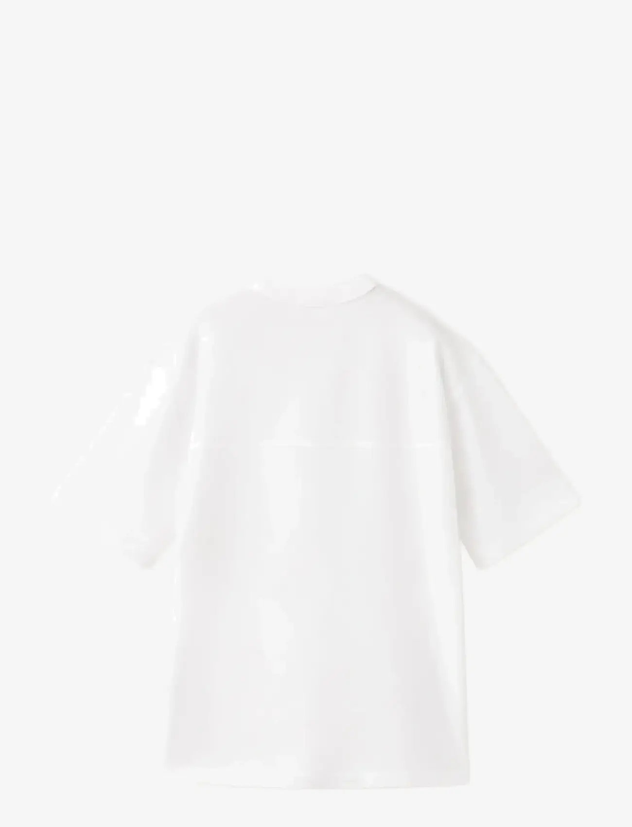 Mango - Cotton T-shirt with pocket detail - kortärmade t-shirts - white - 2