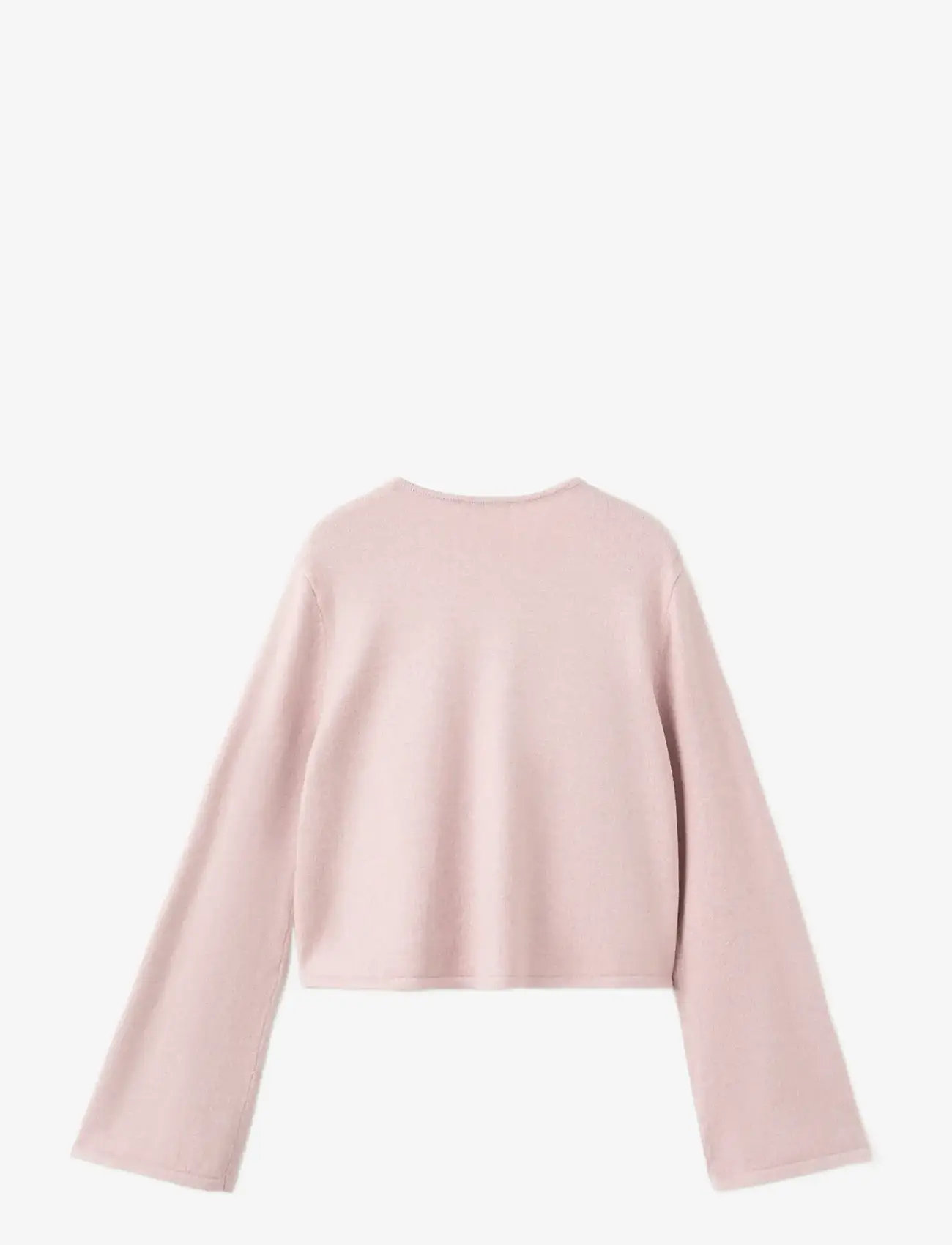 Mango - Fine-knit cardigan - koftor - lt-pastel pink - 1