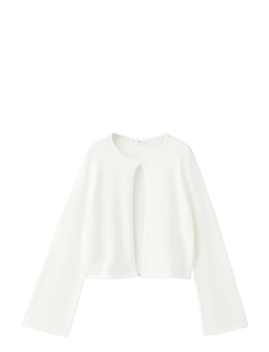 Mango - Fine-knit cardigan - cardigans - natural white - 0