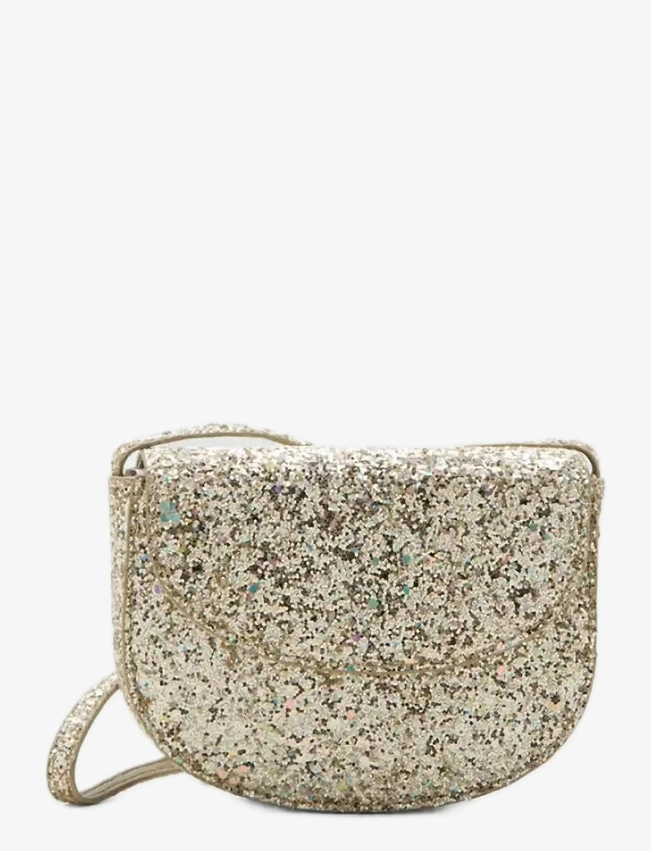 Mango - Glitter flap handbag - skuldertasker - gold - 0