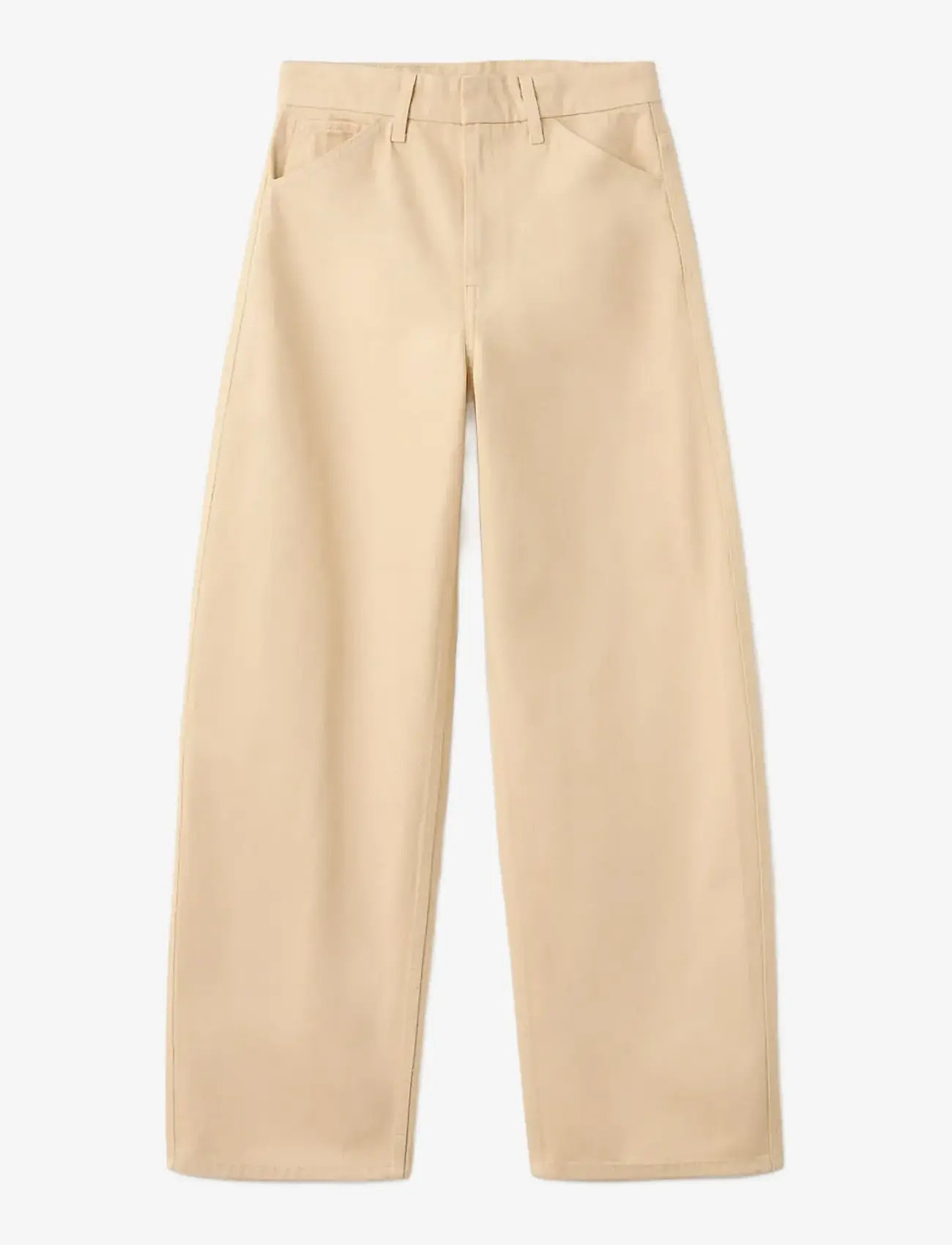 Mango - Mid-rise balloon jeans - barrel jeans - yellow - 1