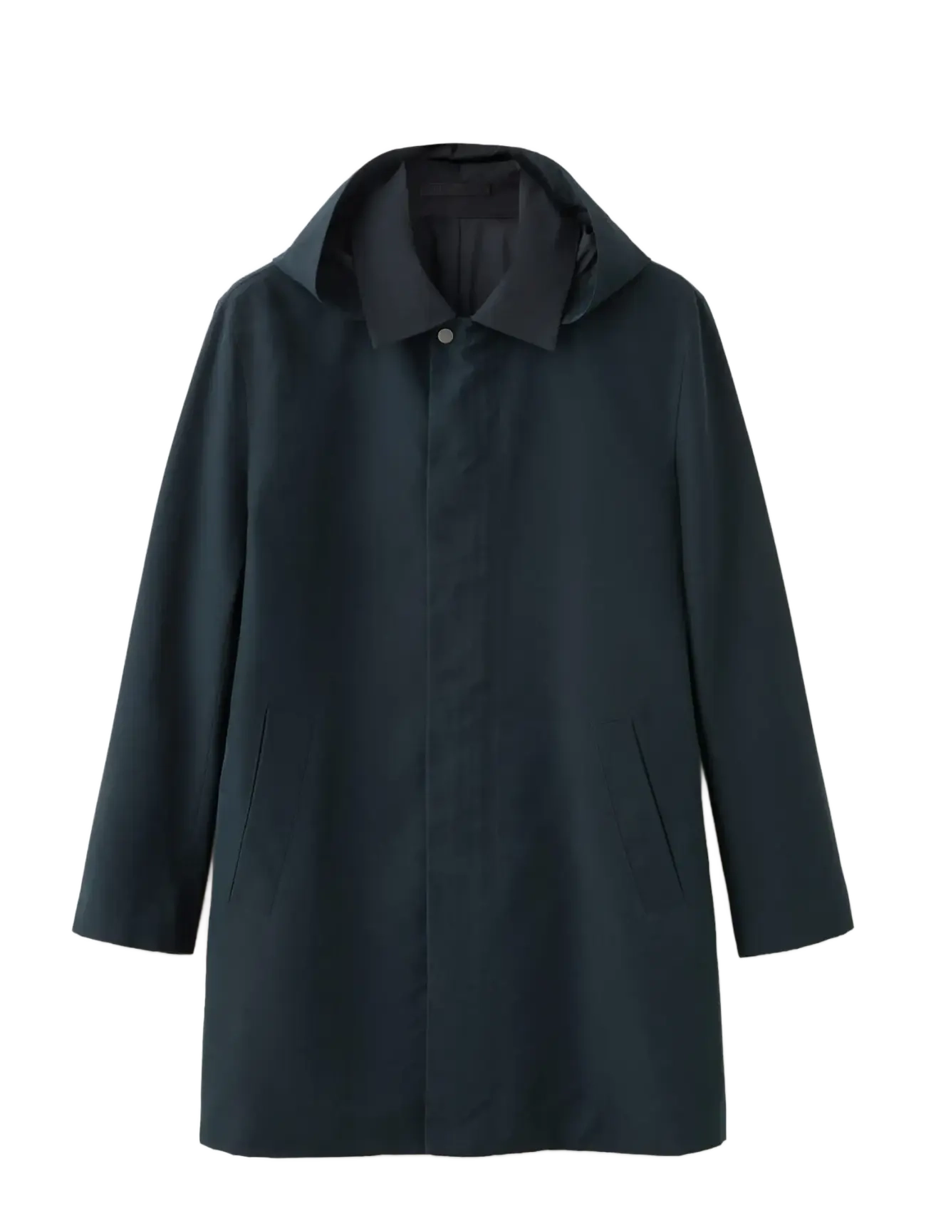 MANGO Water-Repellent Parka With Removable Hood Navy - M - Herren