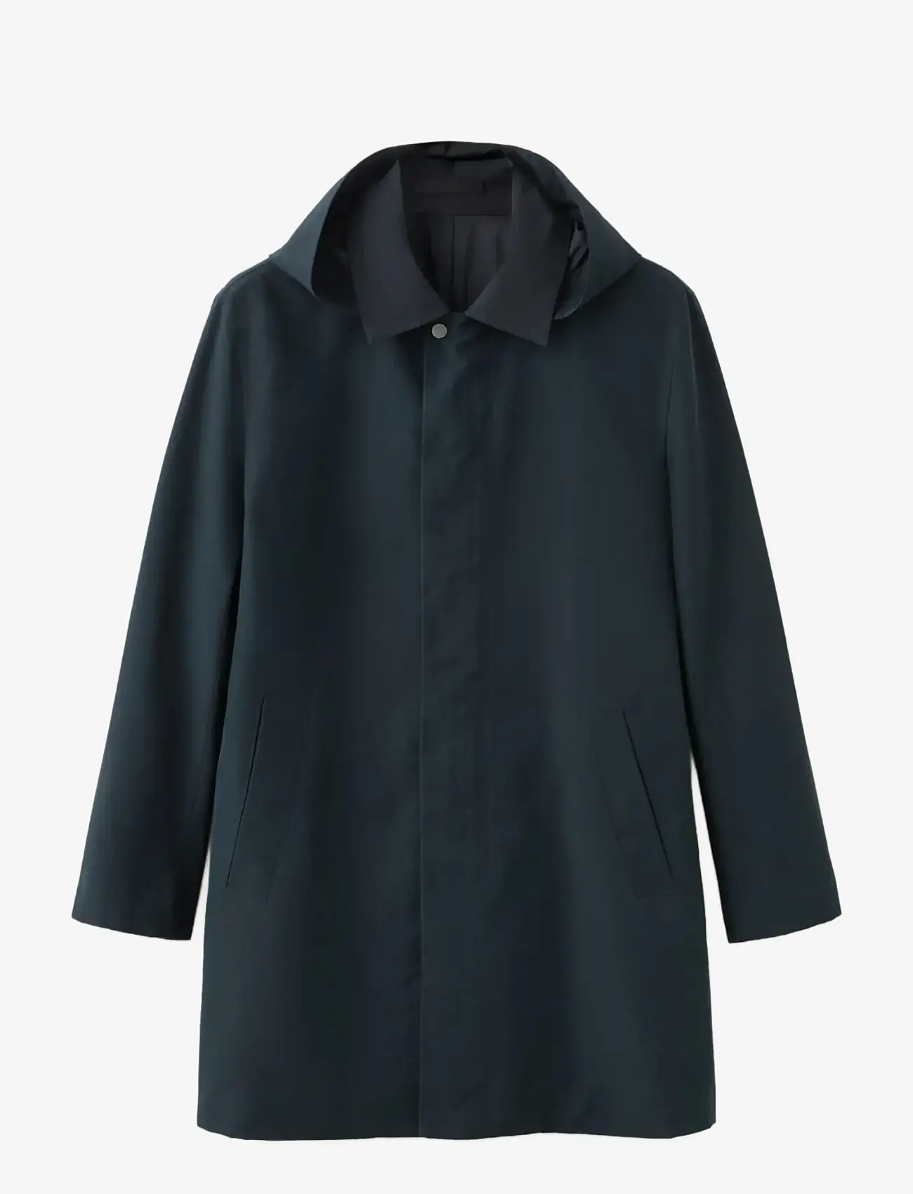 Mango - Water-repellent parka with removable hood - vinterjakker - navy - 1