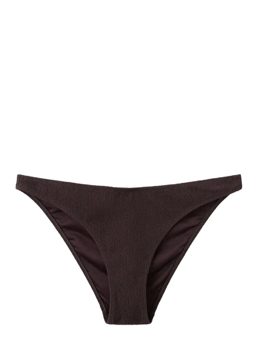 Mango - Classic textured bikini knickers - bikinibriefs - brown - 1