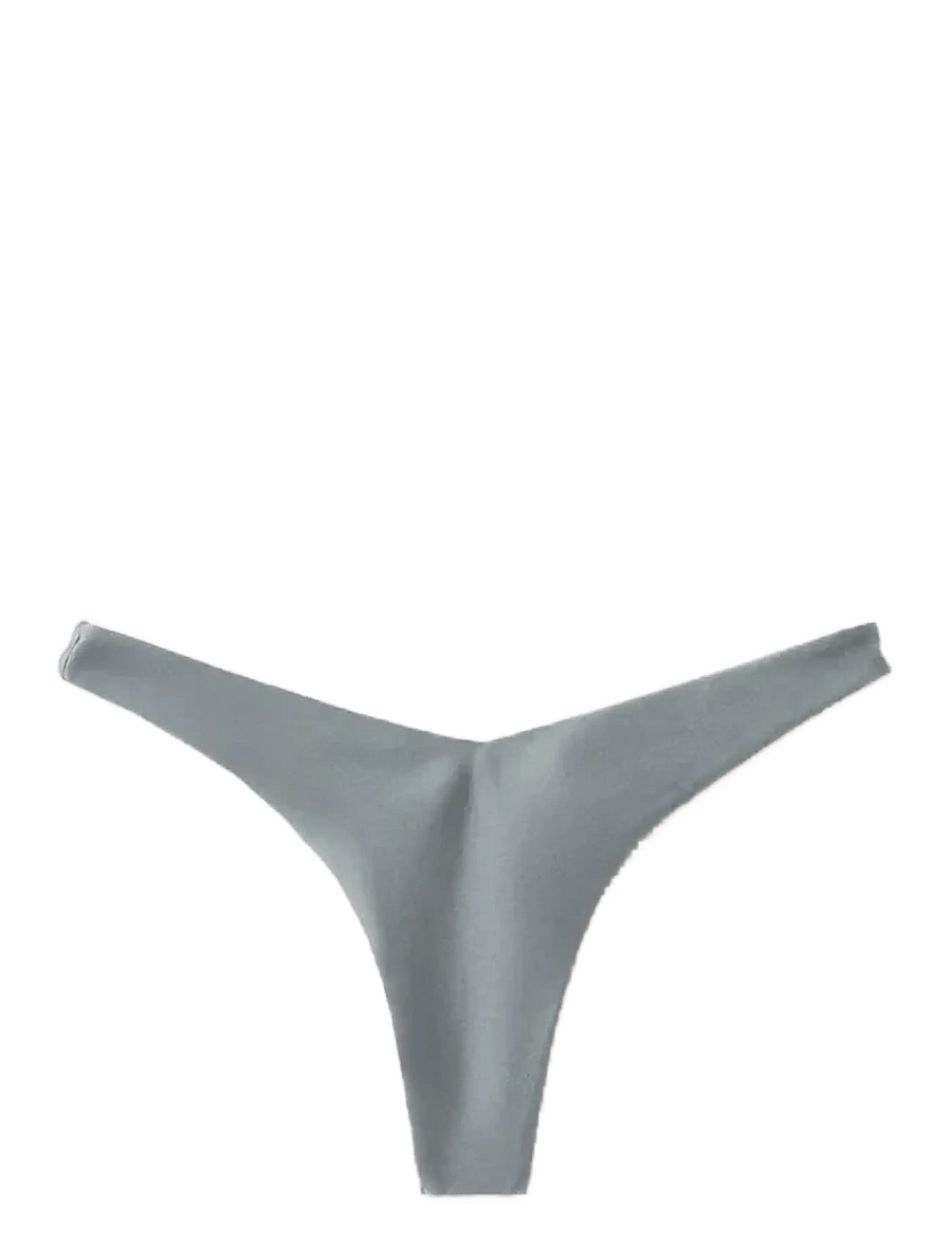 Mango - Brazilian bikini bottom - brazilian bikinier - grey - 1